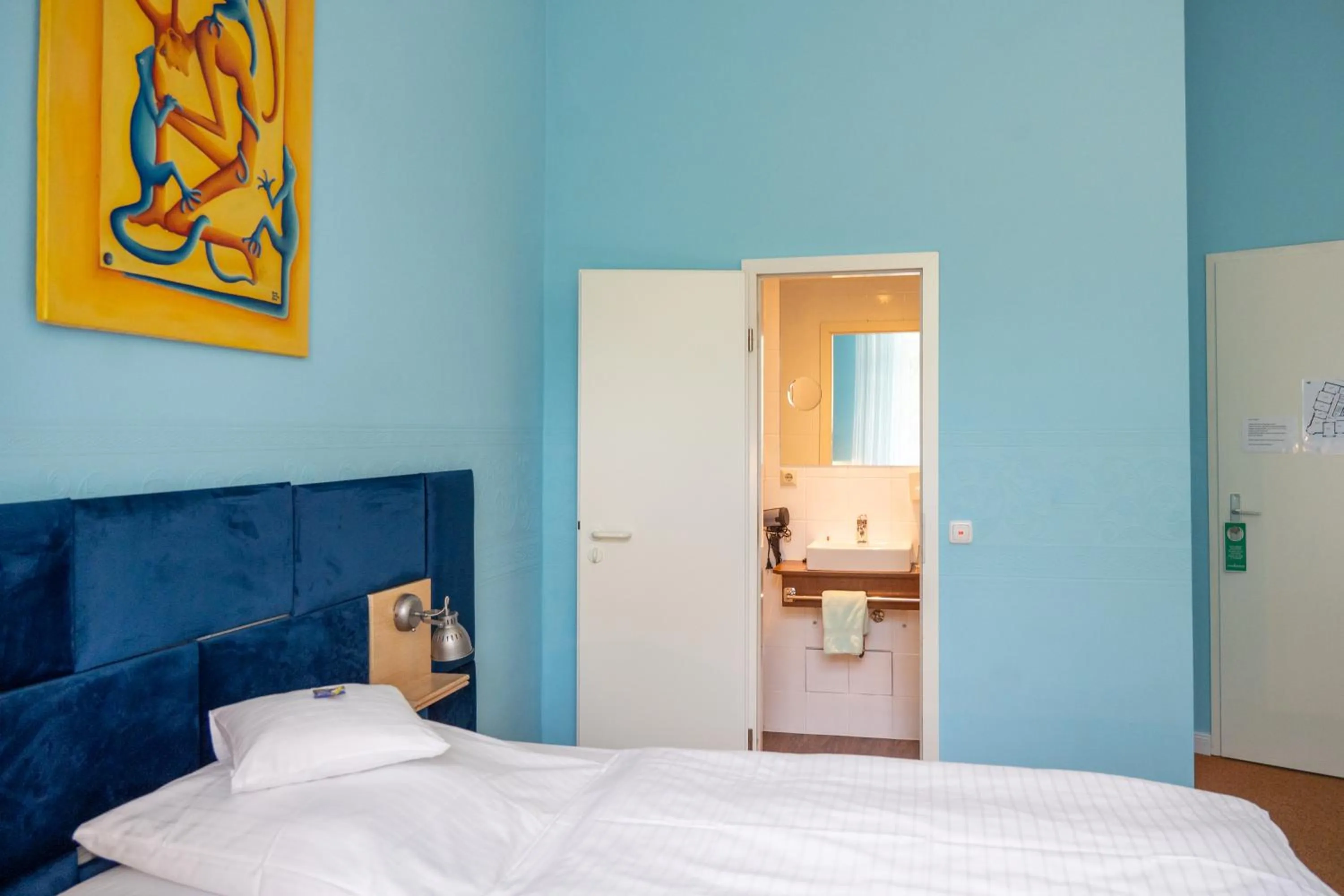 Bed in Hotel Haus Martens