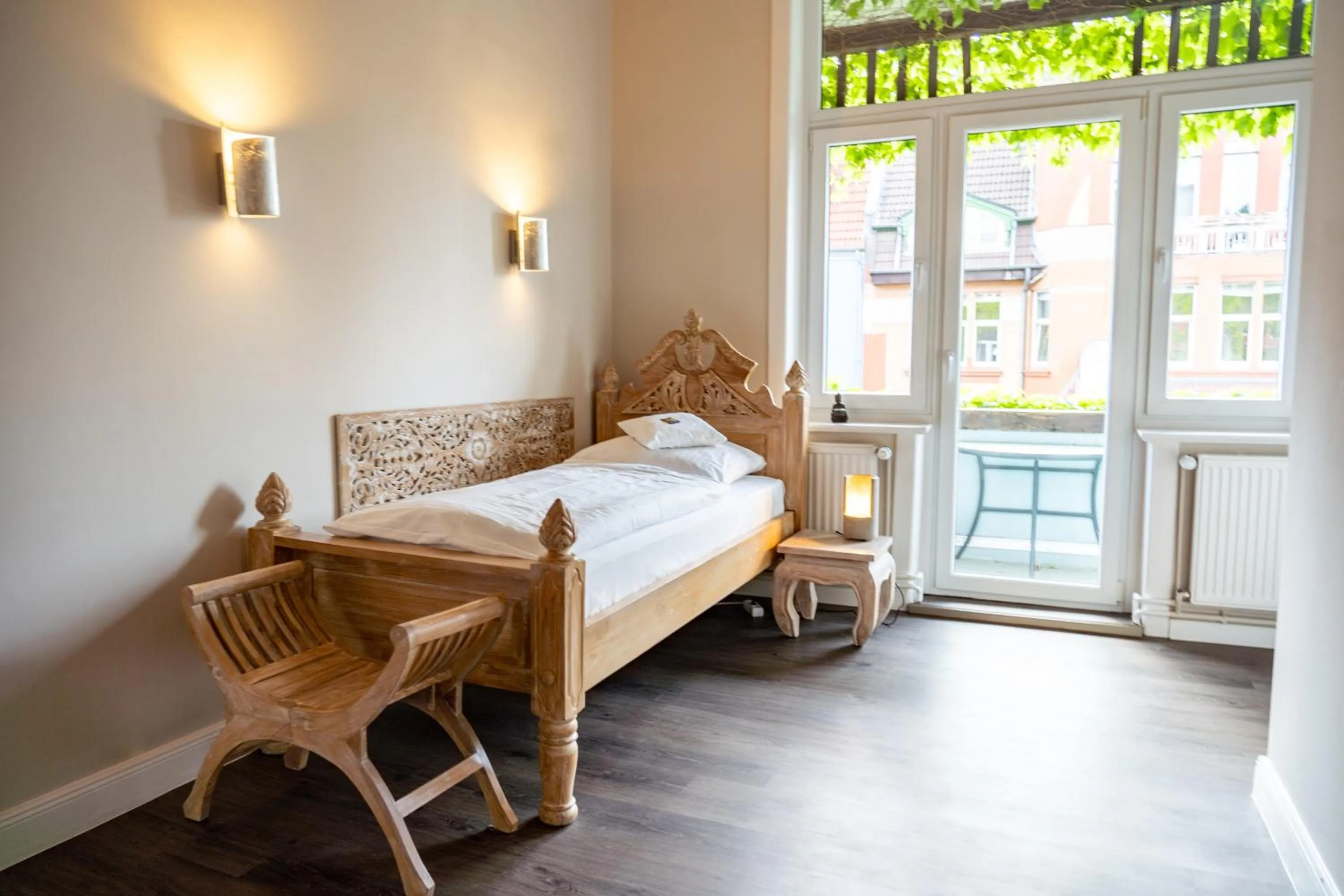 Bed in Hotel Haus Martens