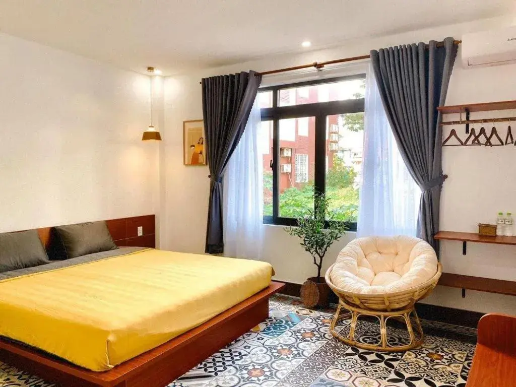 Bed in Kim Ngân Hotel Bed in Kim Ngân Hotel