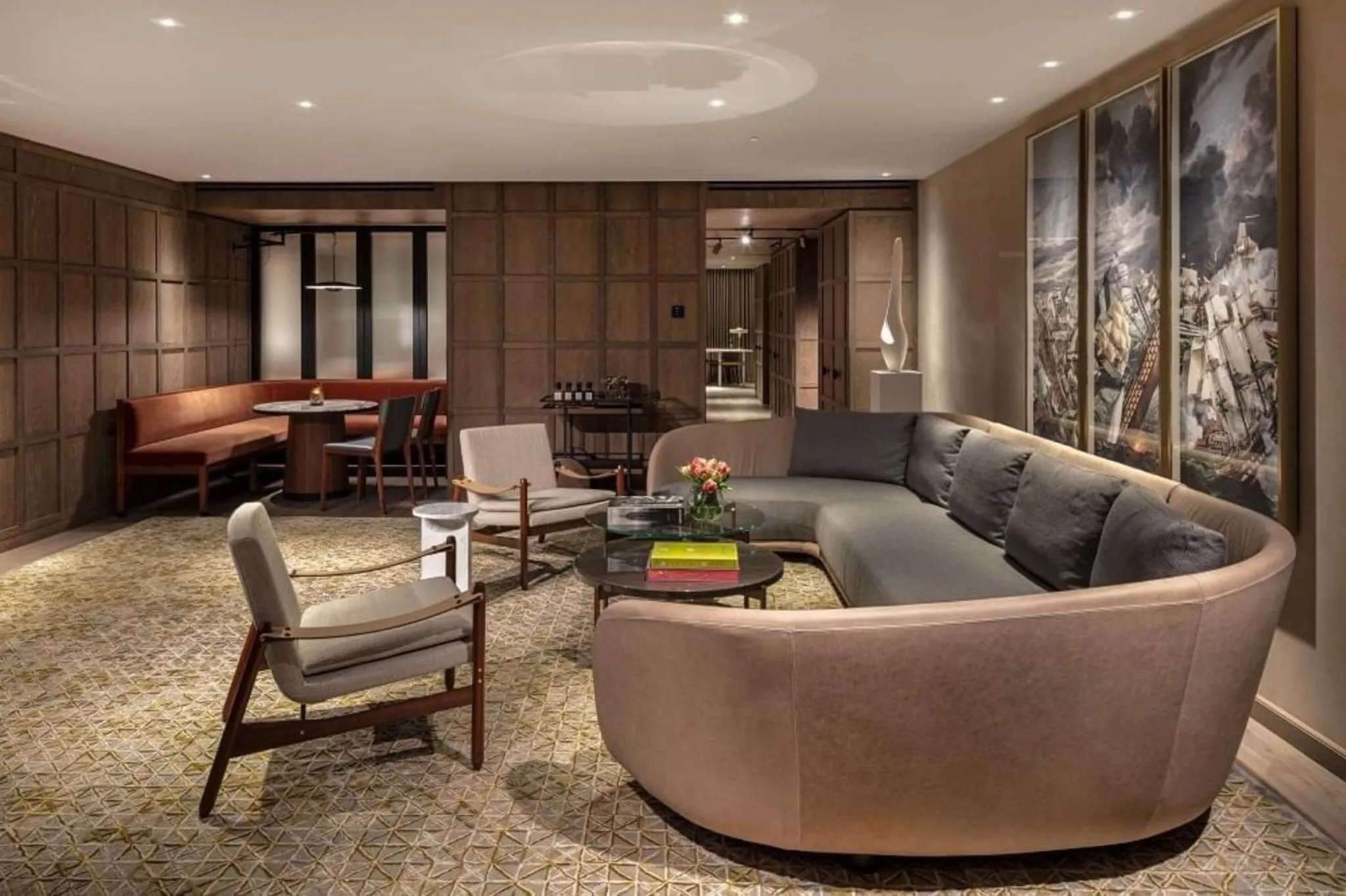 Living room in The Londoner