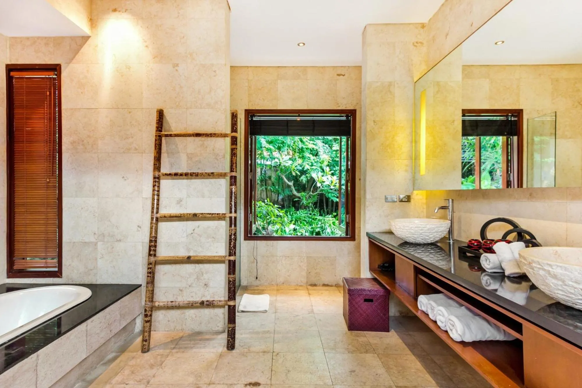 Bathroom in Villa Kaira Estate by Villas Direct Bali