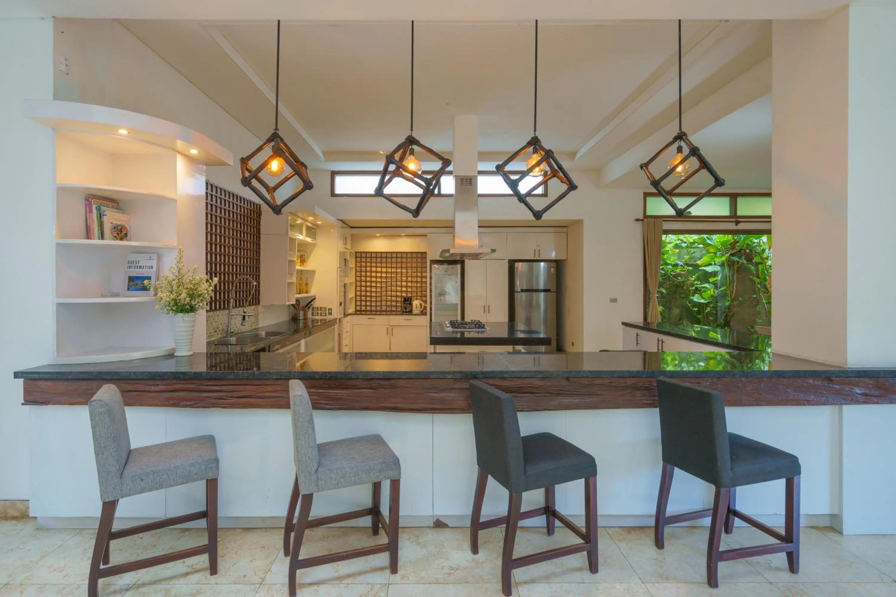 Kitchen or kitchenette in Villa Kaira Estate by Villas Direct Bali