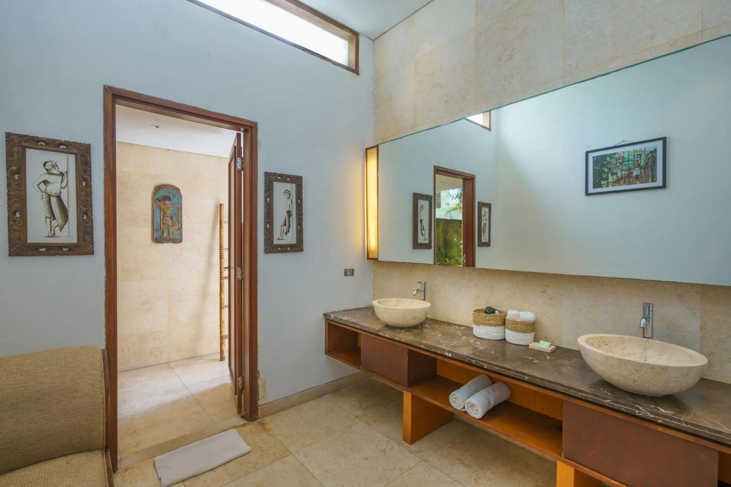 Bathroom in Villa Kaira Estate by Villas Direct Bali