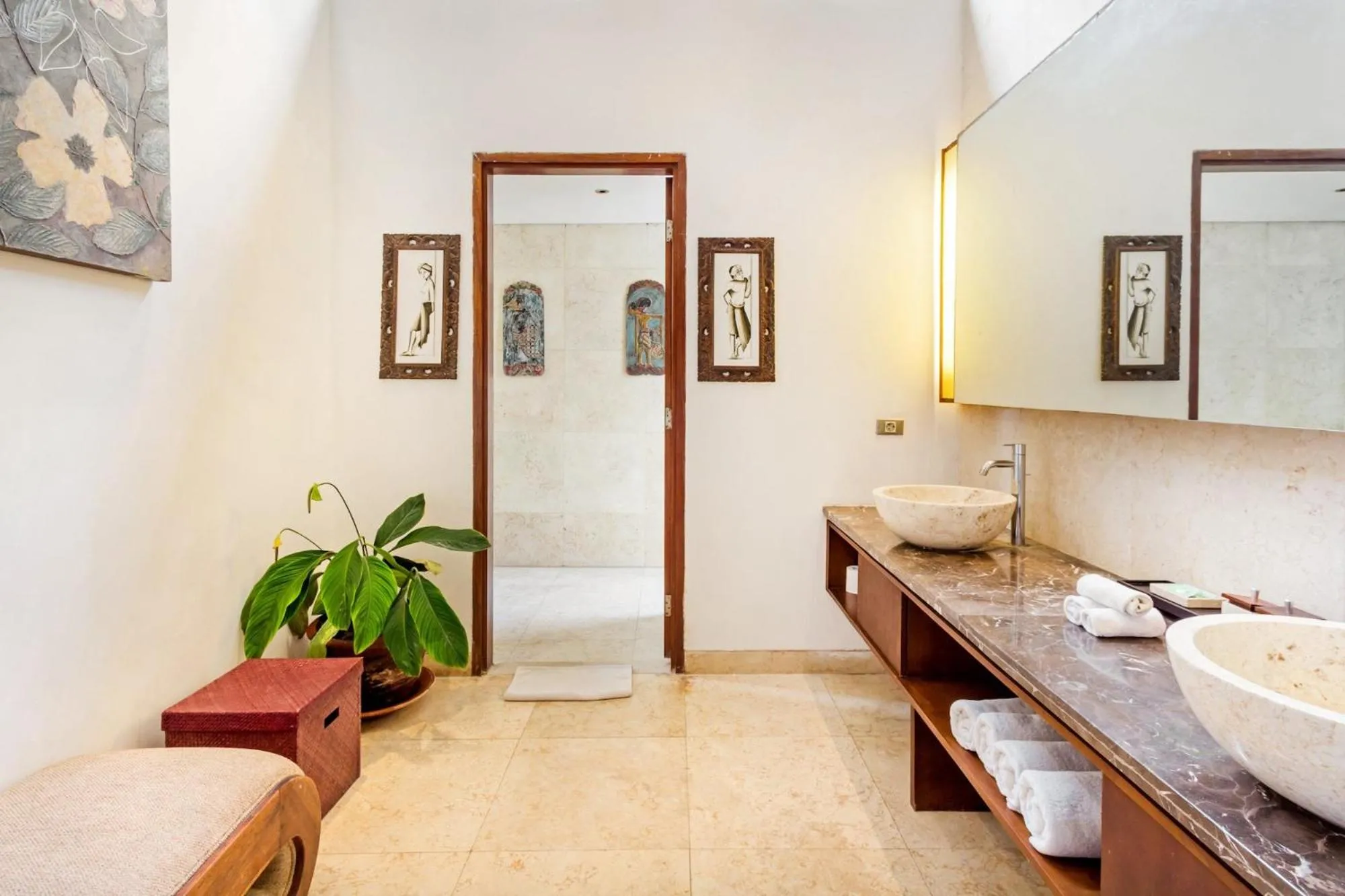 Bathroom in Villa Kaira Estate by Villas Direct Bali