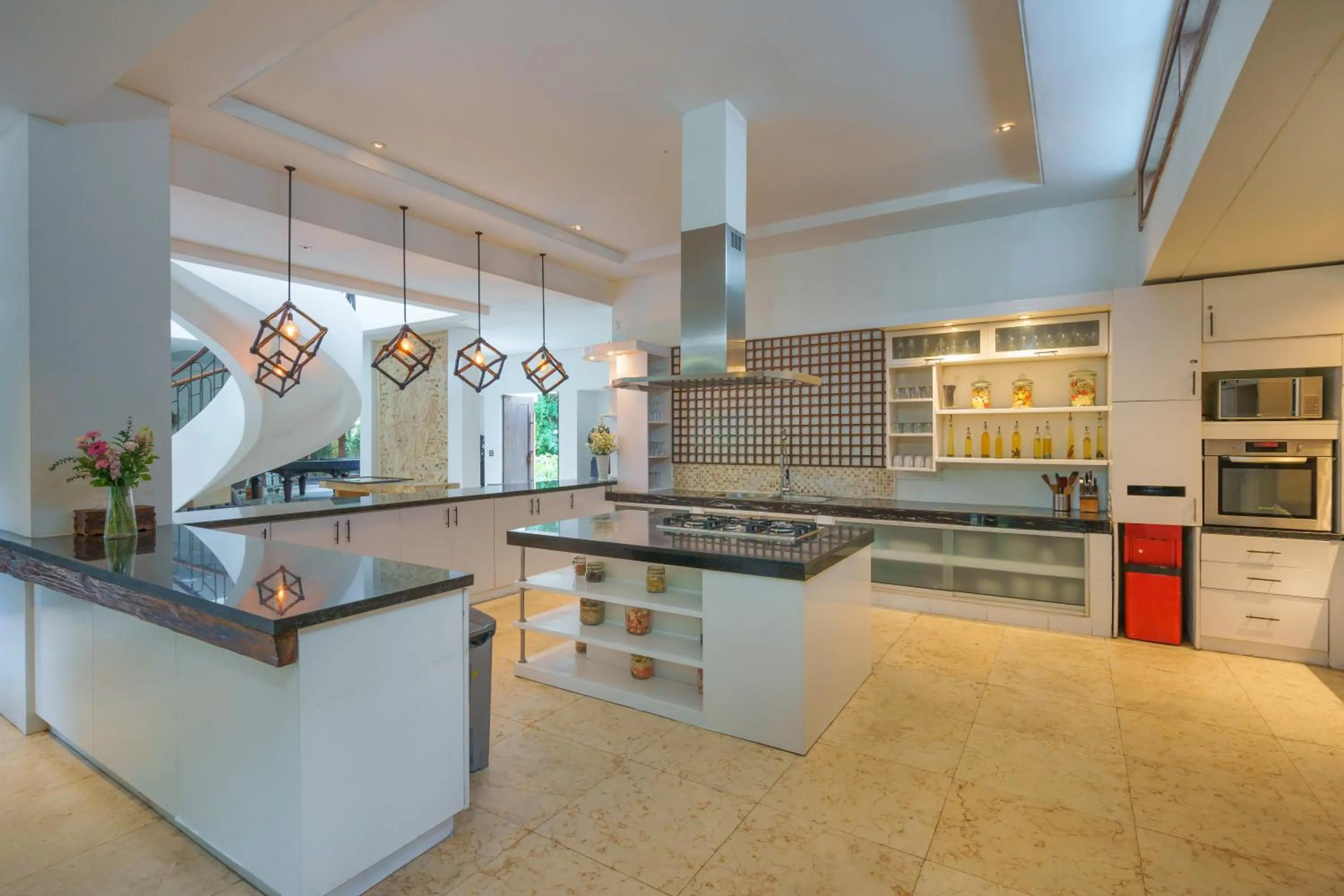 Kitchen or kitchenette in Villa Kaira Estate by Villas Direct Bali