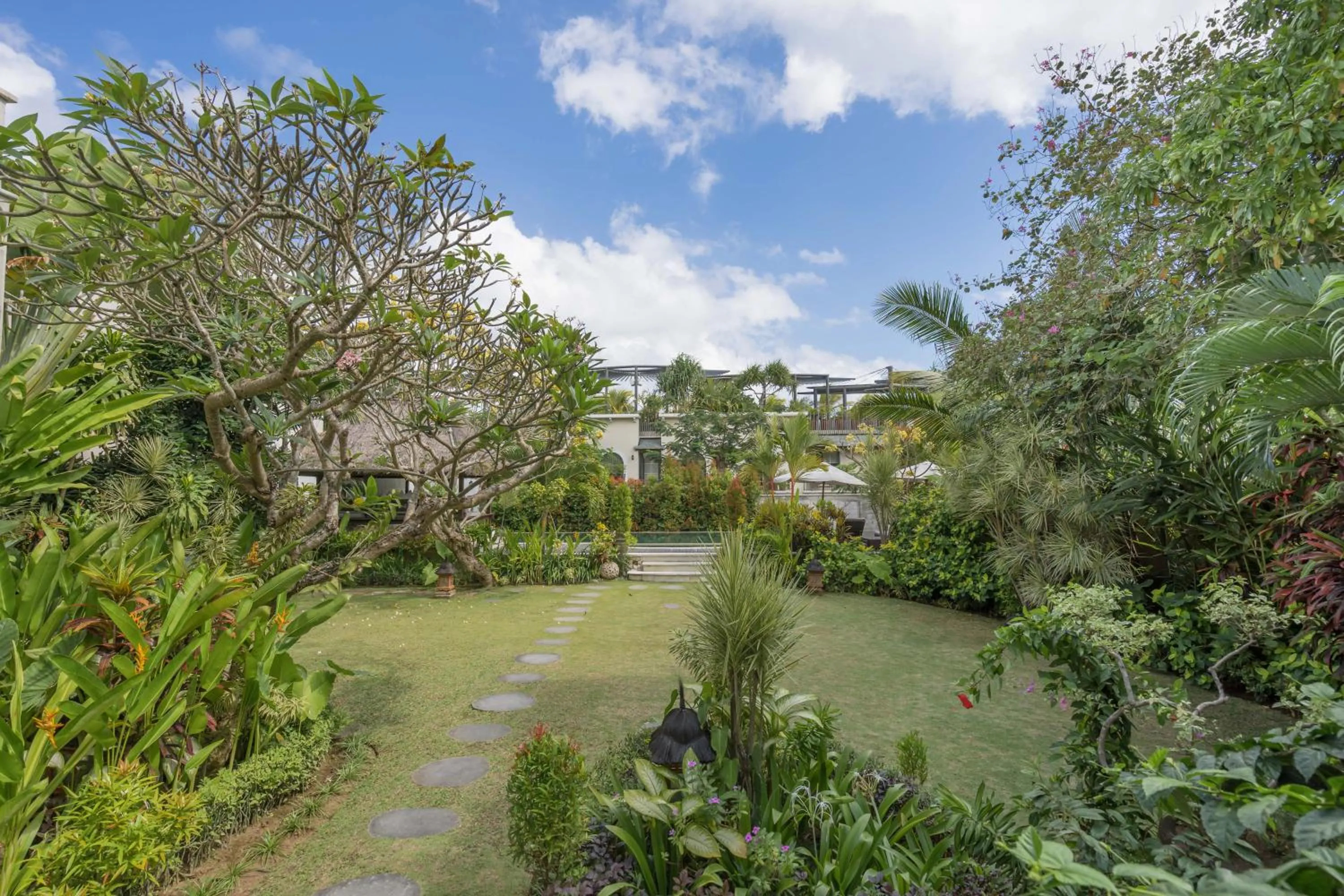 Garden view in Villa Kaira Estate by Villas Direct Bali