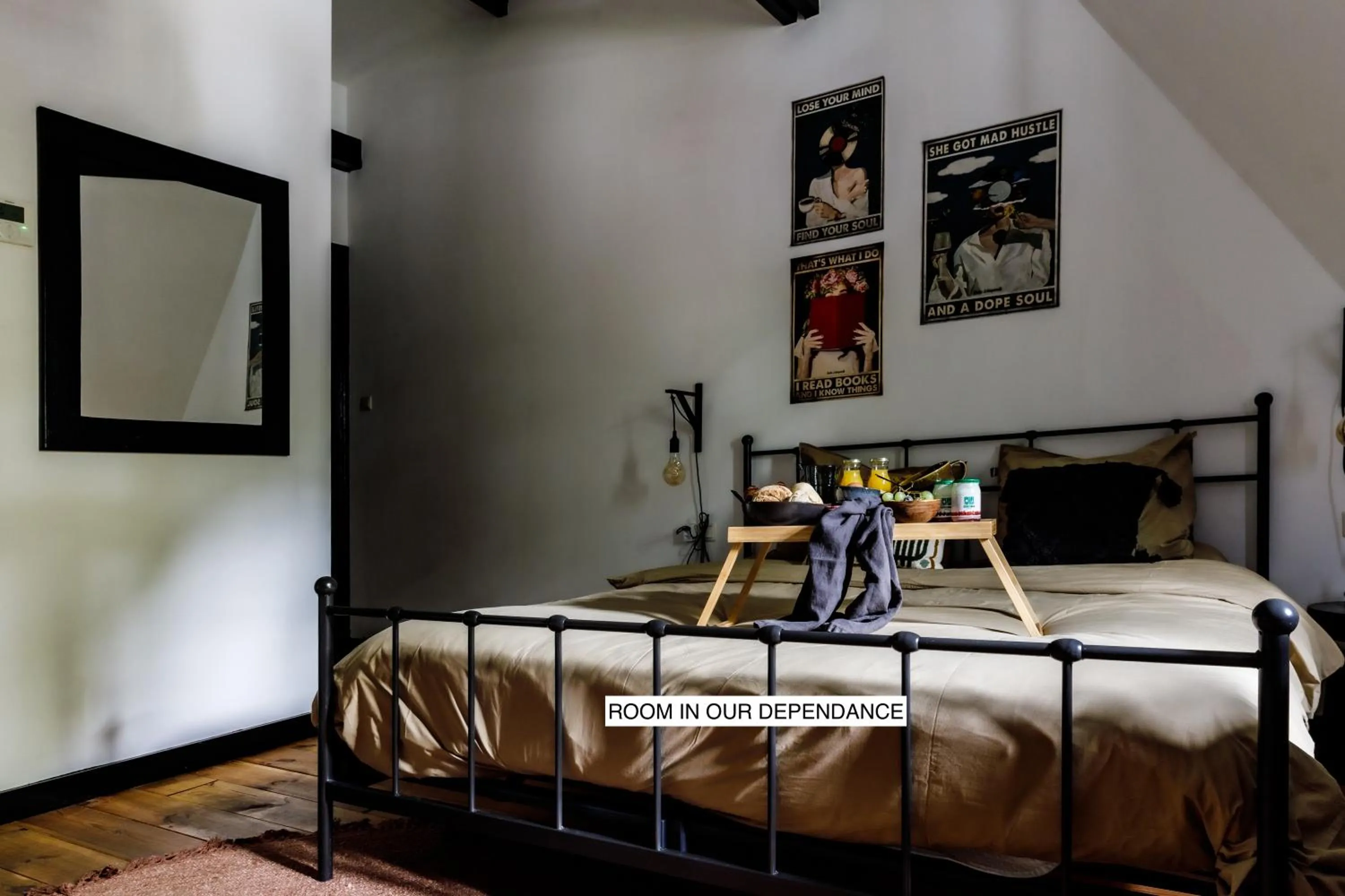 Bed in Stella Suites Boutique Hotel