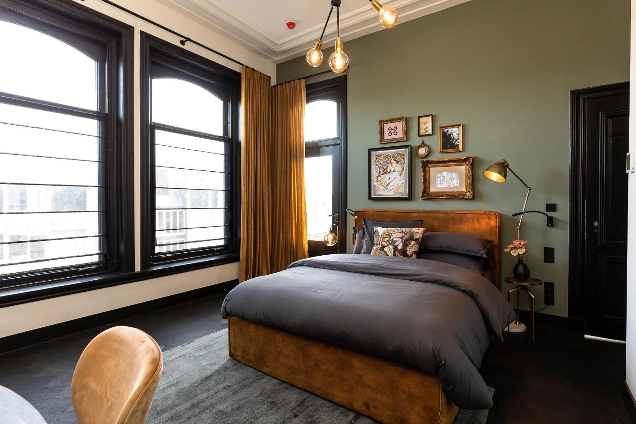 Bed in Stella Suites Boutique Hotel