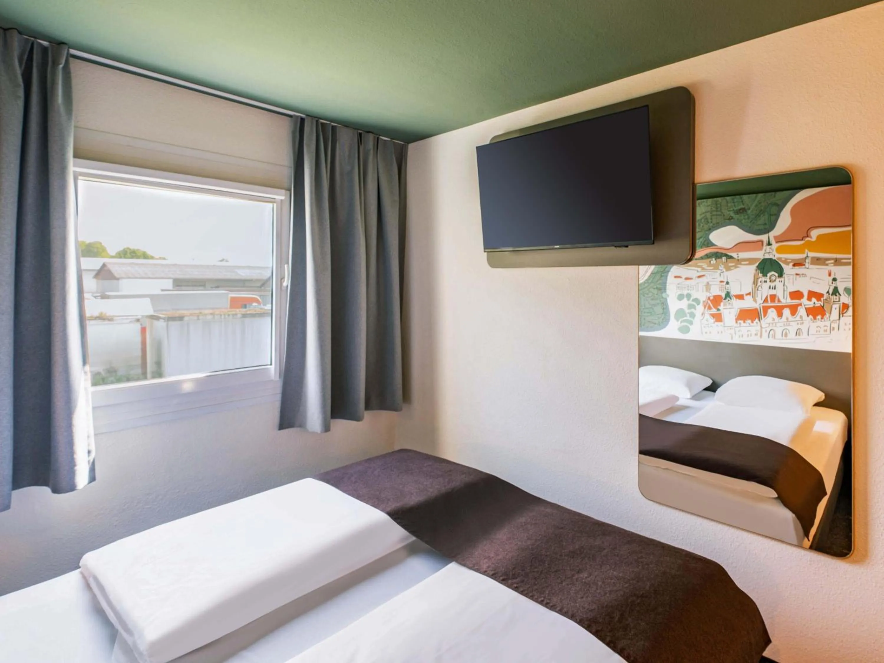 Photo of the whole room, Bed in B&B HOTEL Hannover-Garbsen