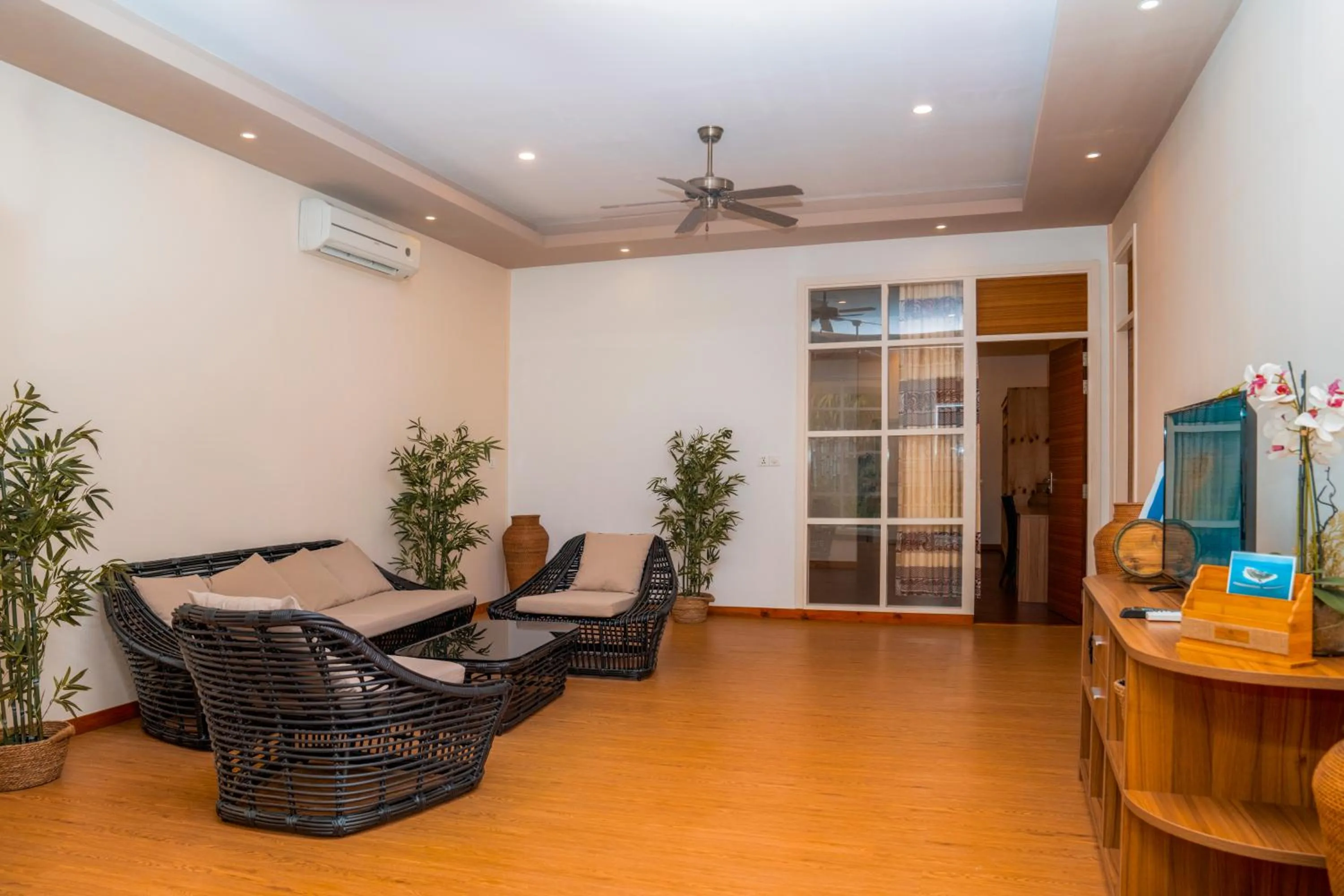 Living room in Brennia Kottefaru Maldives