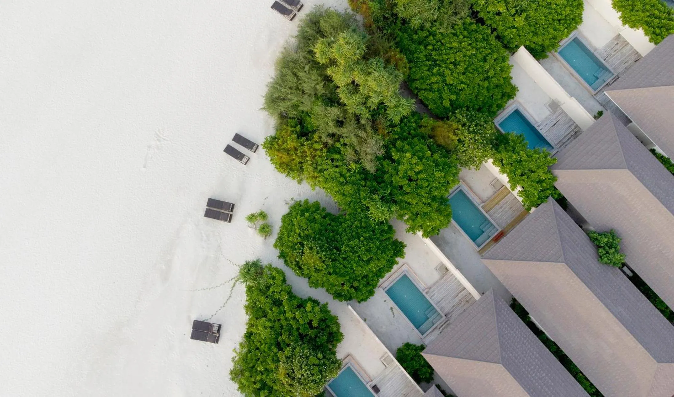 Bird's eye view in Brennia Kottefaru Maldives