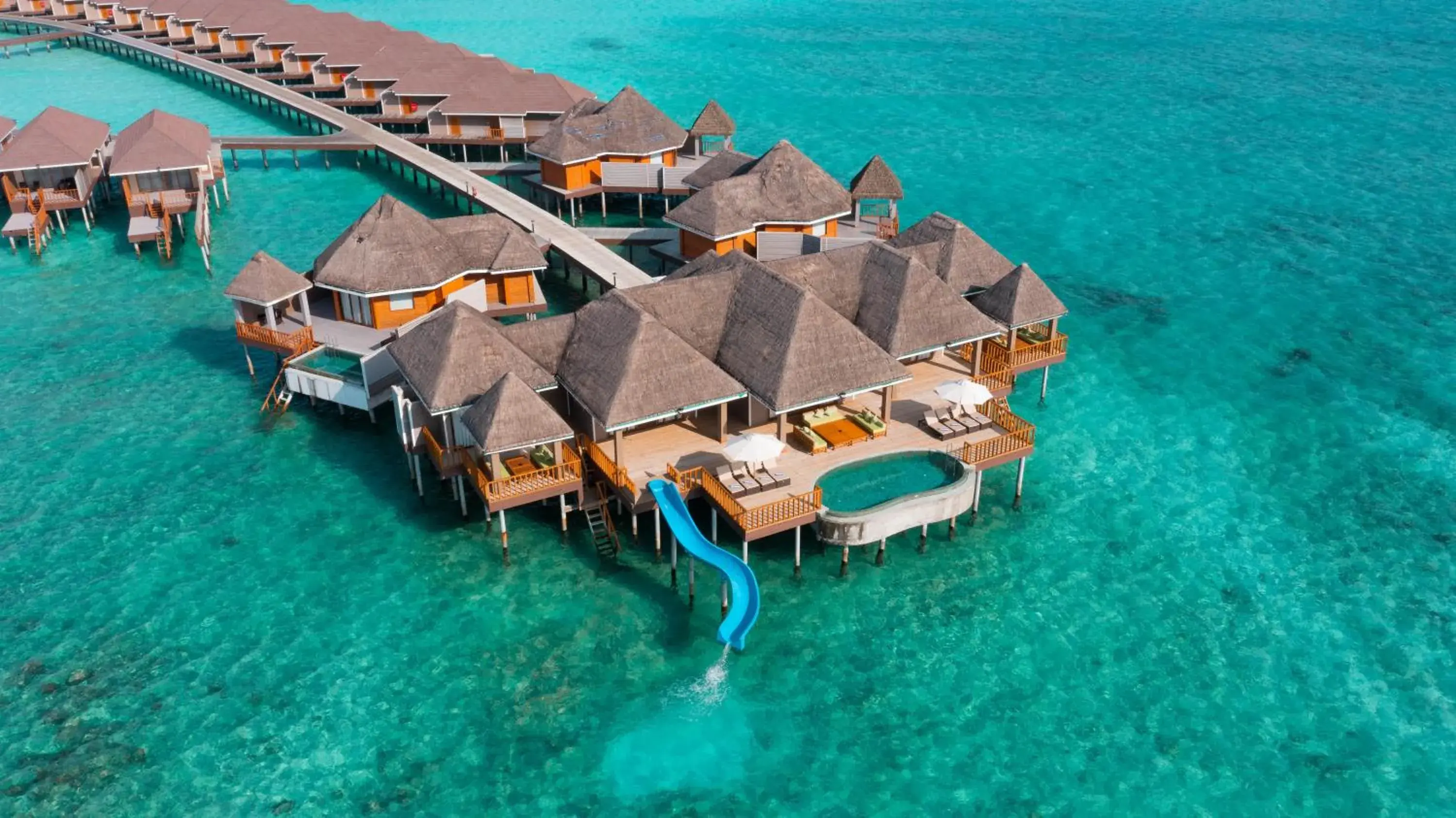 Pool view in Brennia Kottefaru Maldives Pool view in Brennia Kottefaru Maldives