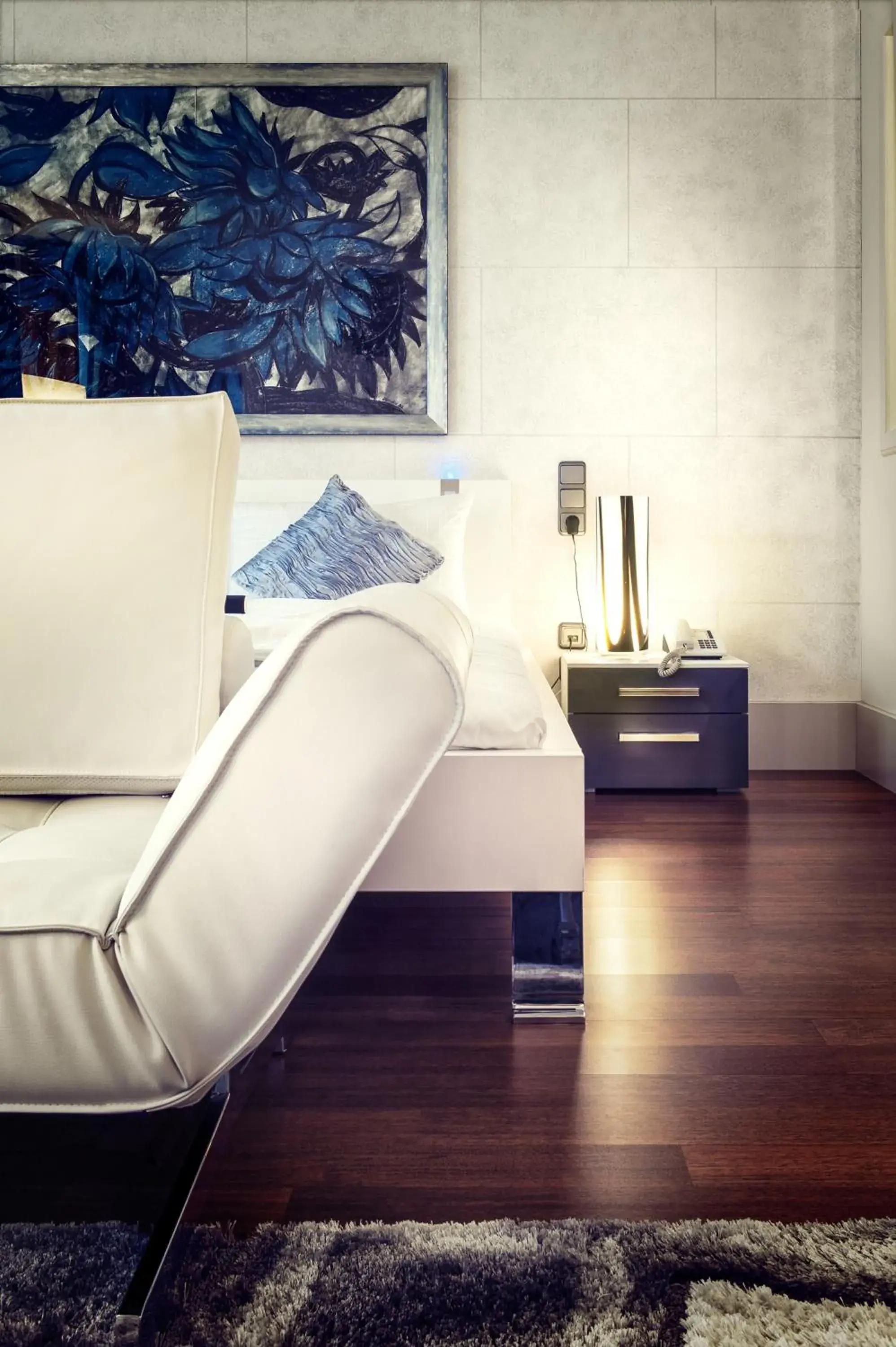 Bed, Seating Area in Hotel Ambiance Rivoli