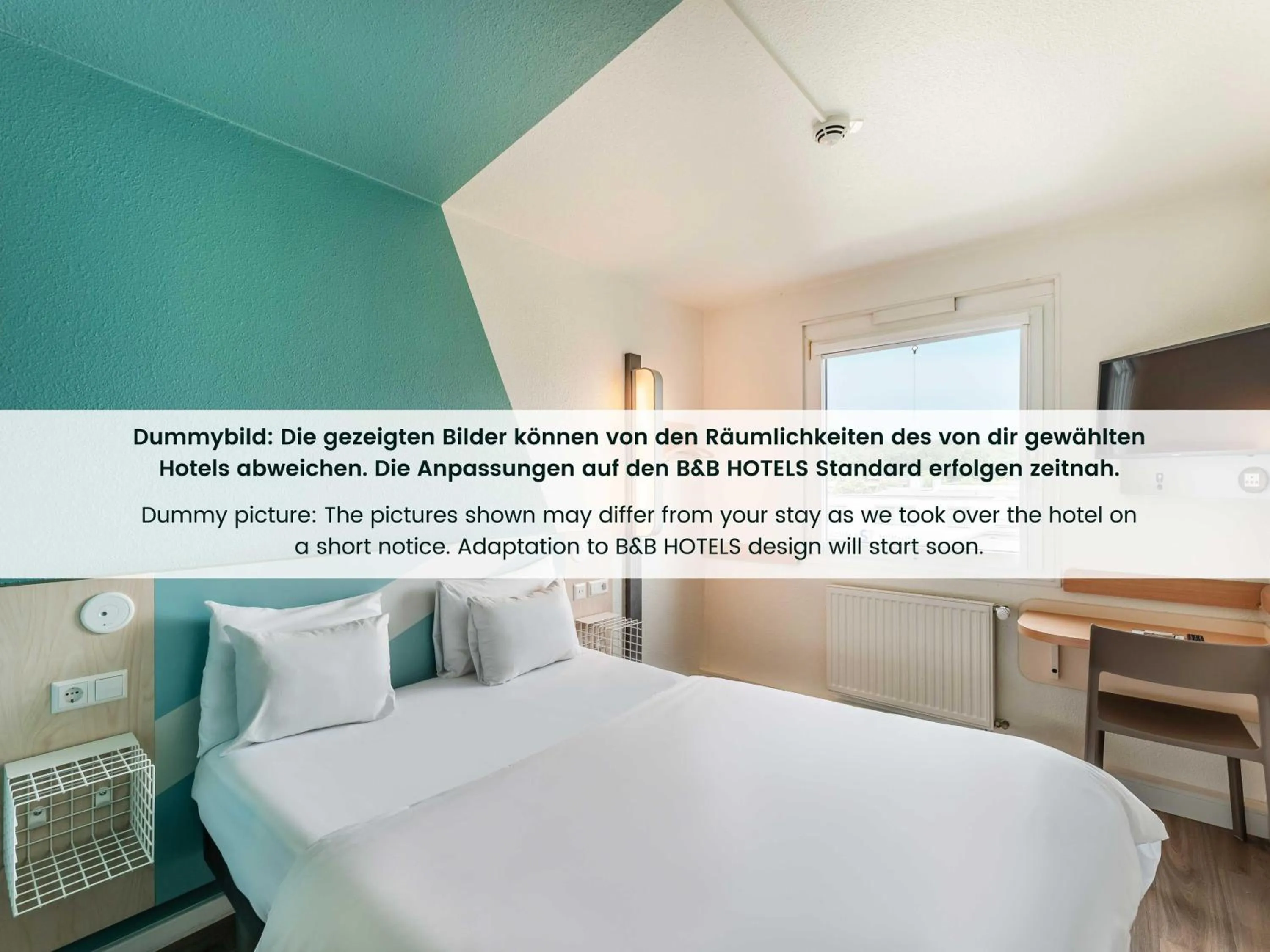 Photo of the whole room, Bed in ibis budget Hannover Messe