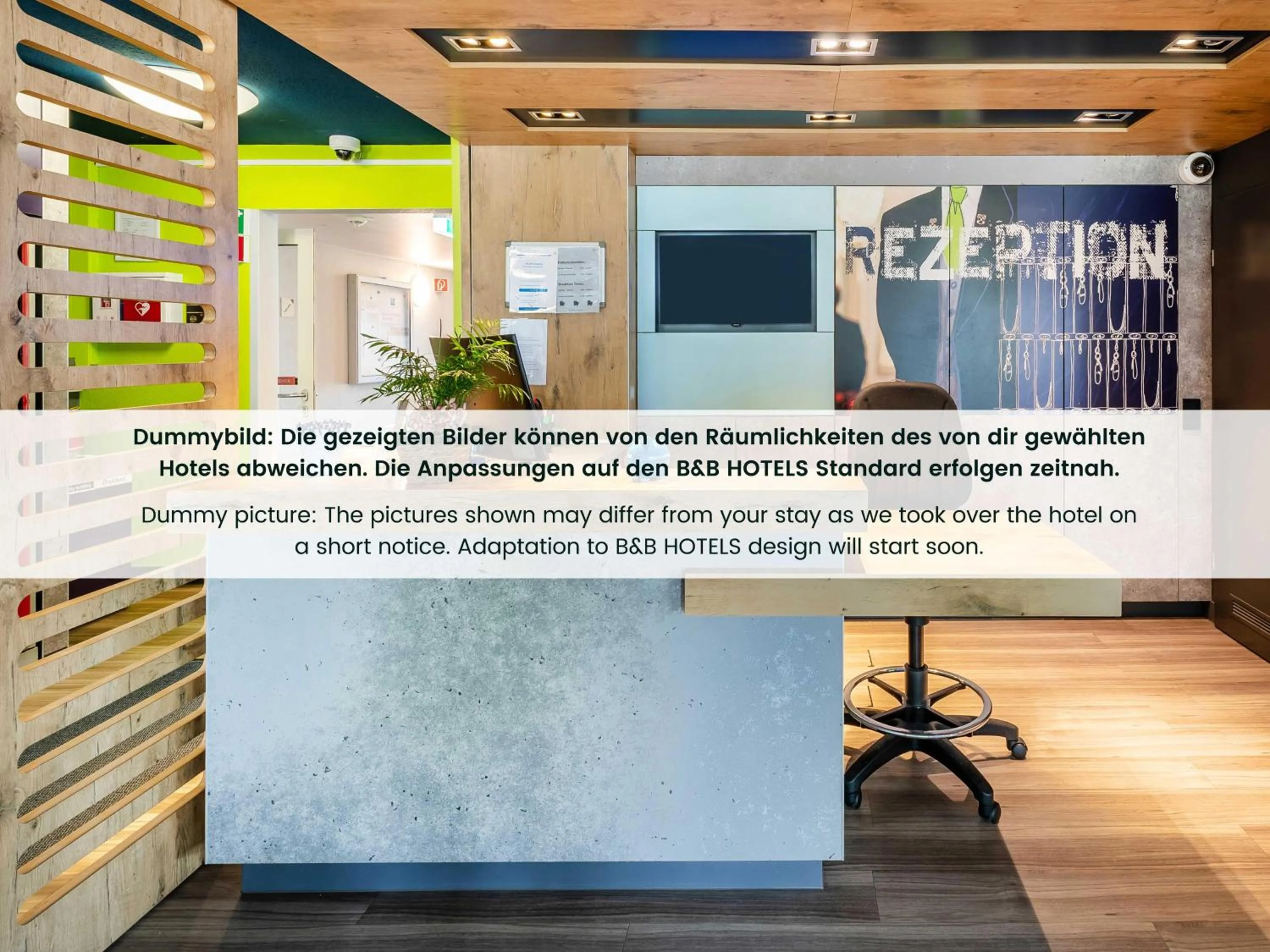 Lobby or reception in ibis budget Hannover Messe