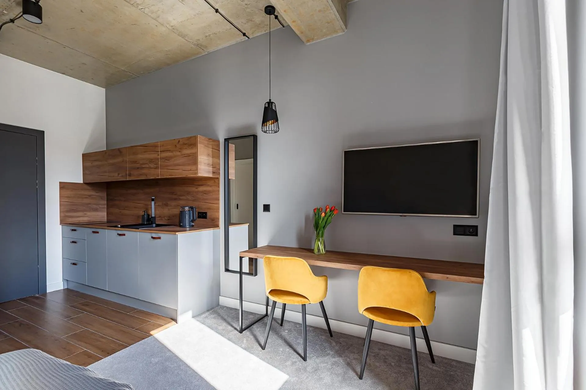 Kitchen or kitchenette in Homewell Boutique Apartments Stare Miasto