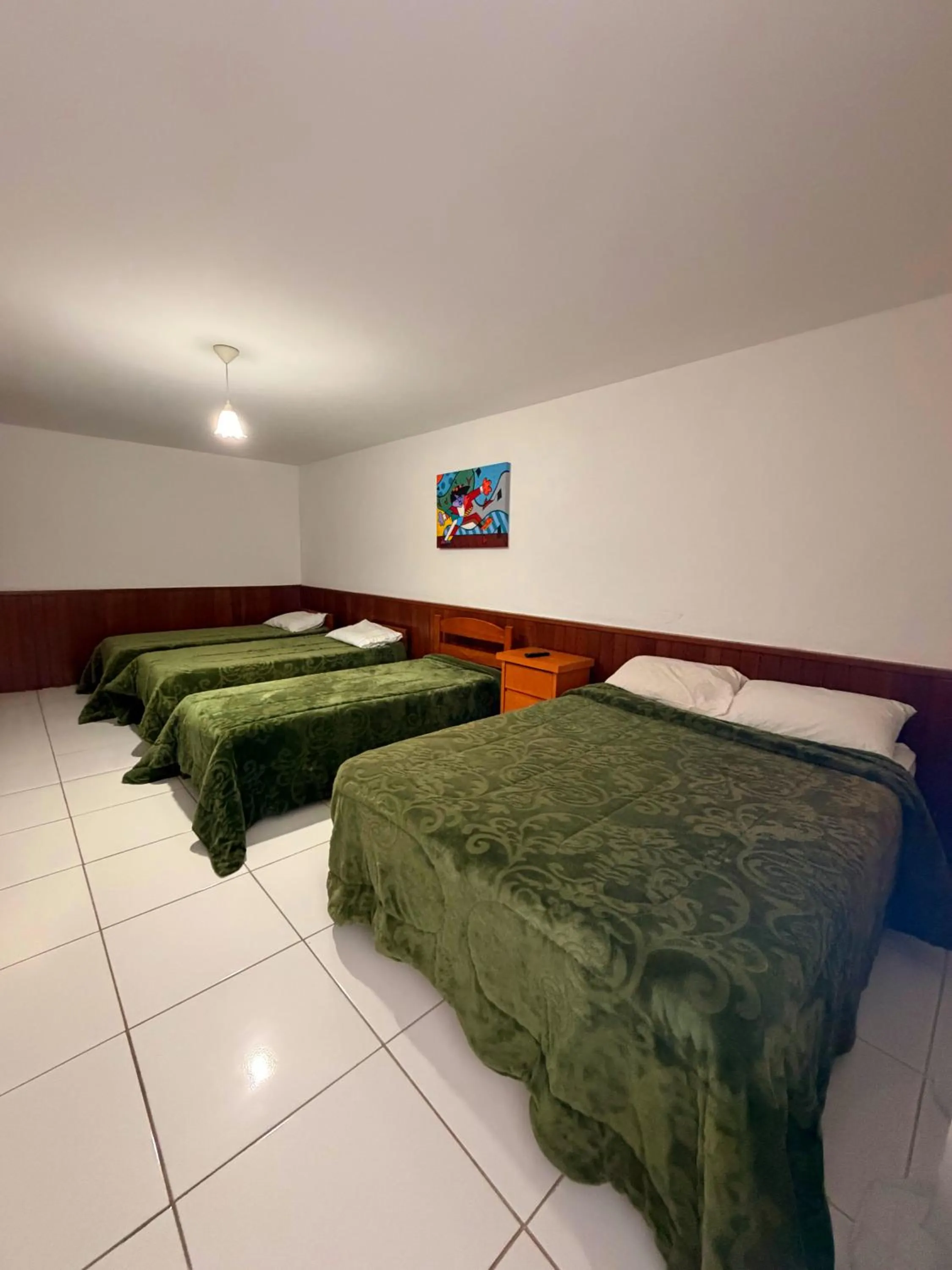 Bed in HOTEL MONTANAS