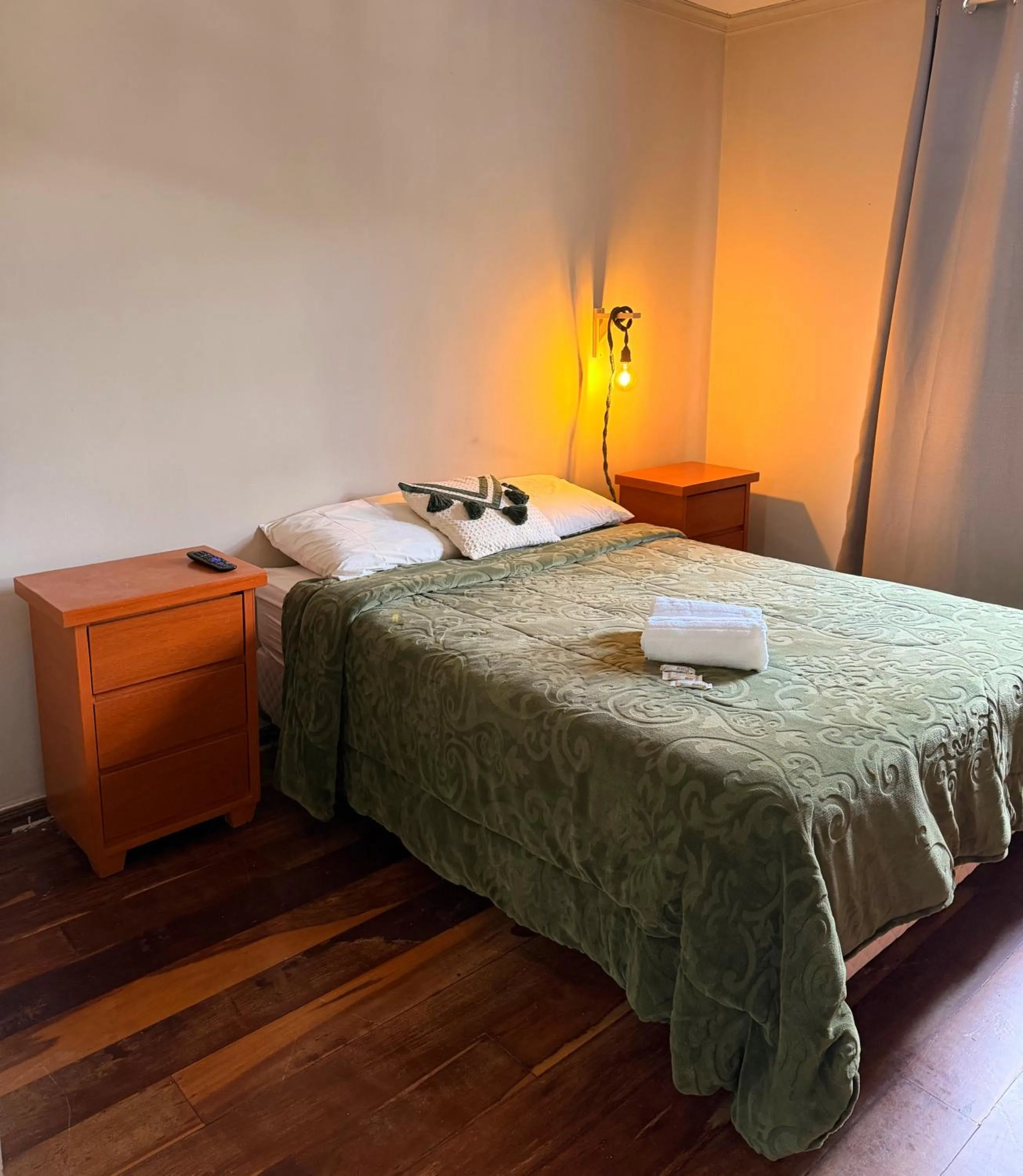 Bed in HOTEL MONTANAS