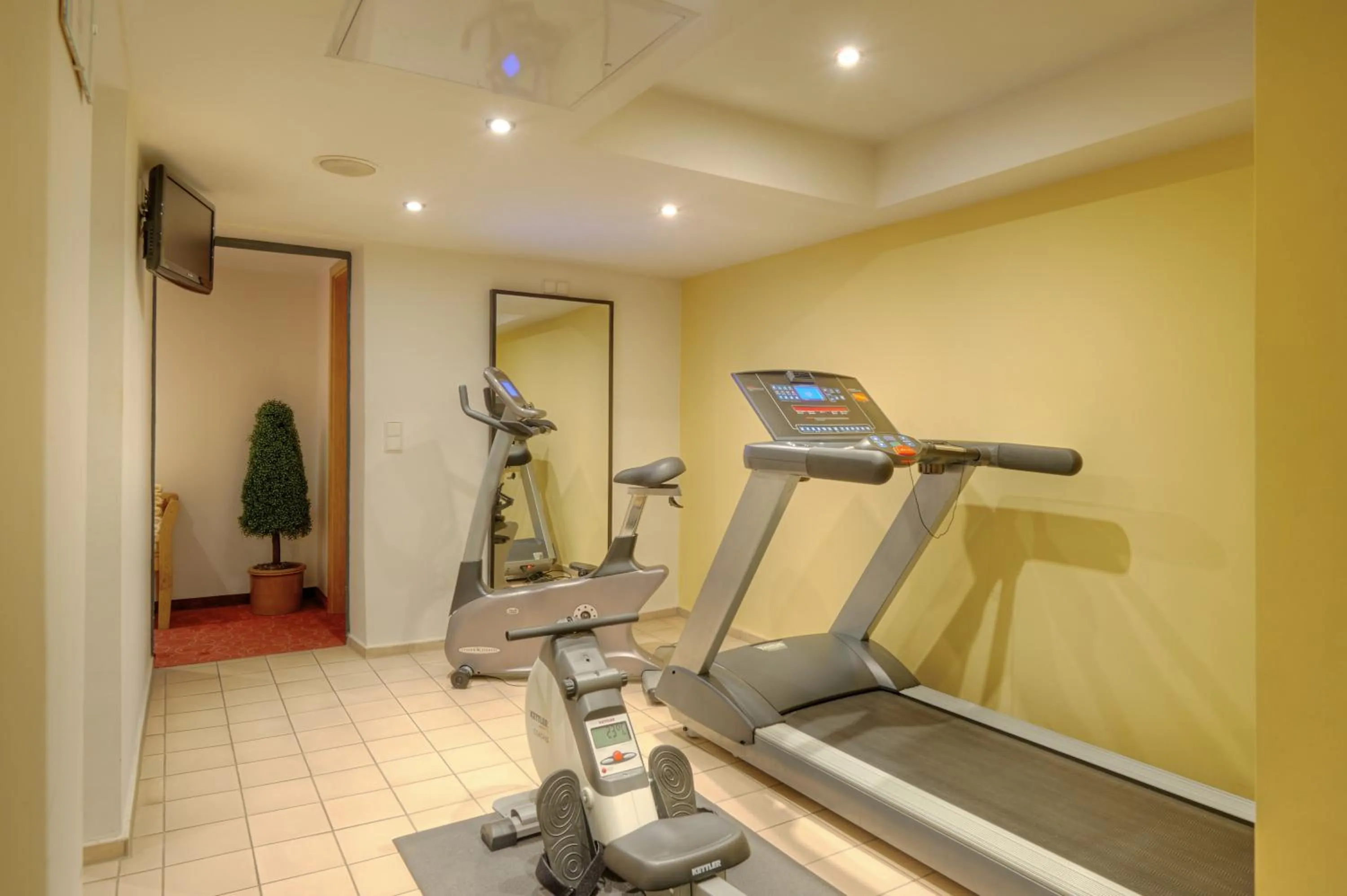 Fitness centre/facilities in Dürer-Hotel