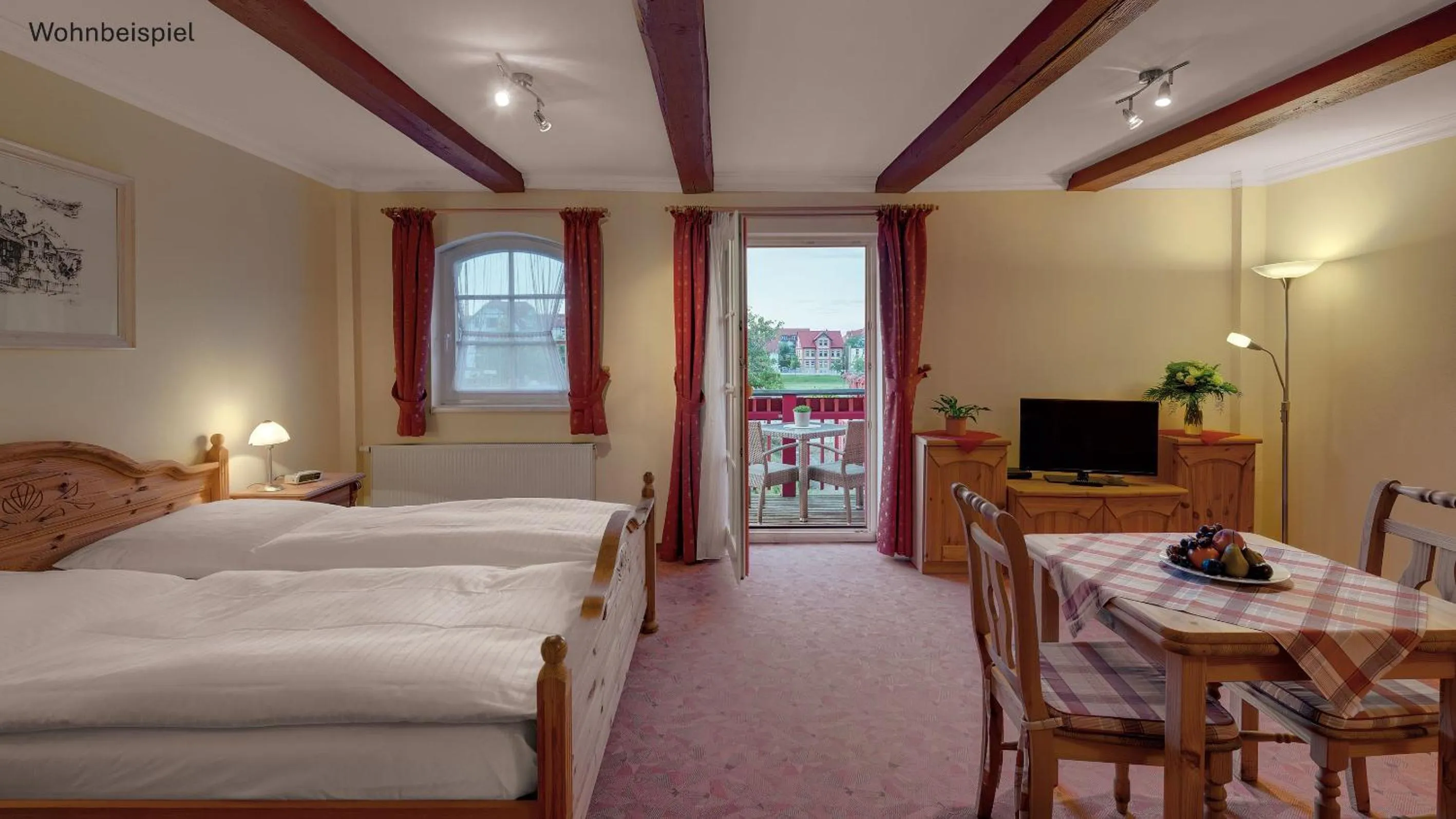 Photo of the whole room, Bed in Hotel Gut Voigtlaender