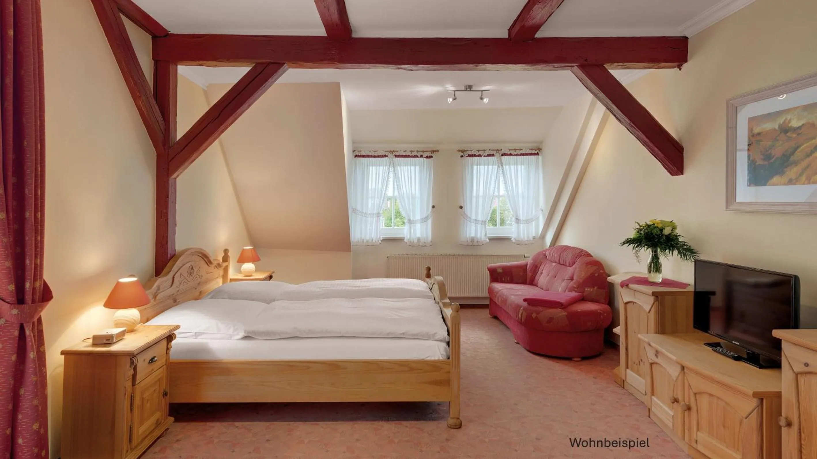 Photo of the whole room, Bed in Hotel Gut Voigtlaender