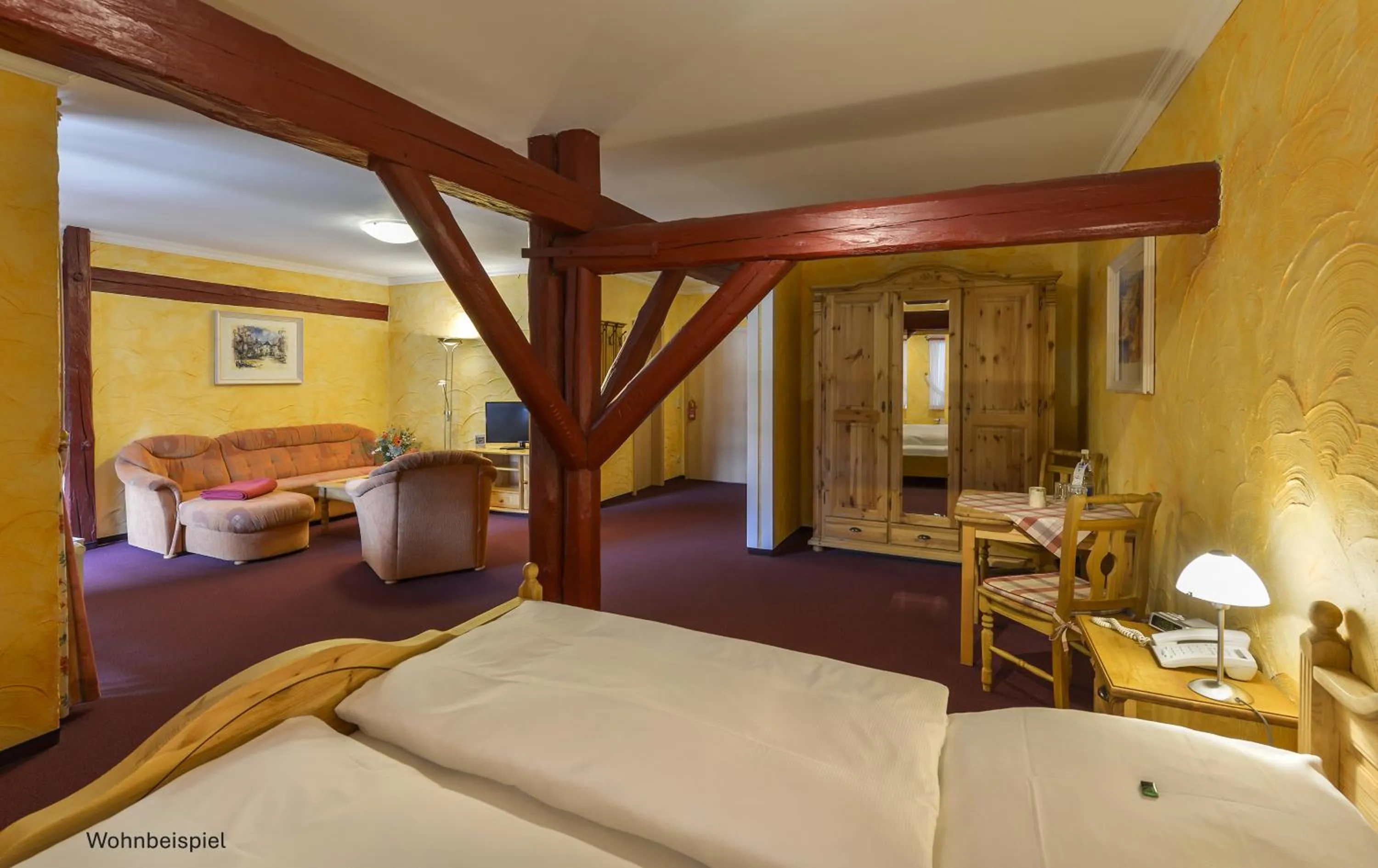 Photo of the whole room, Bed in Hotel Gut Voigtlaender