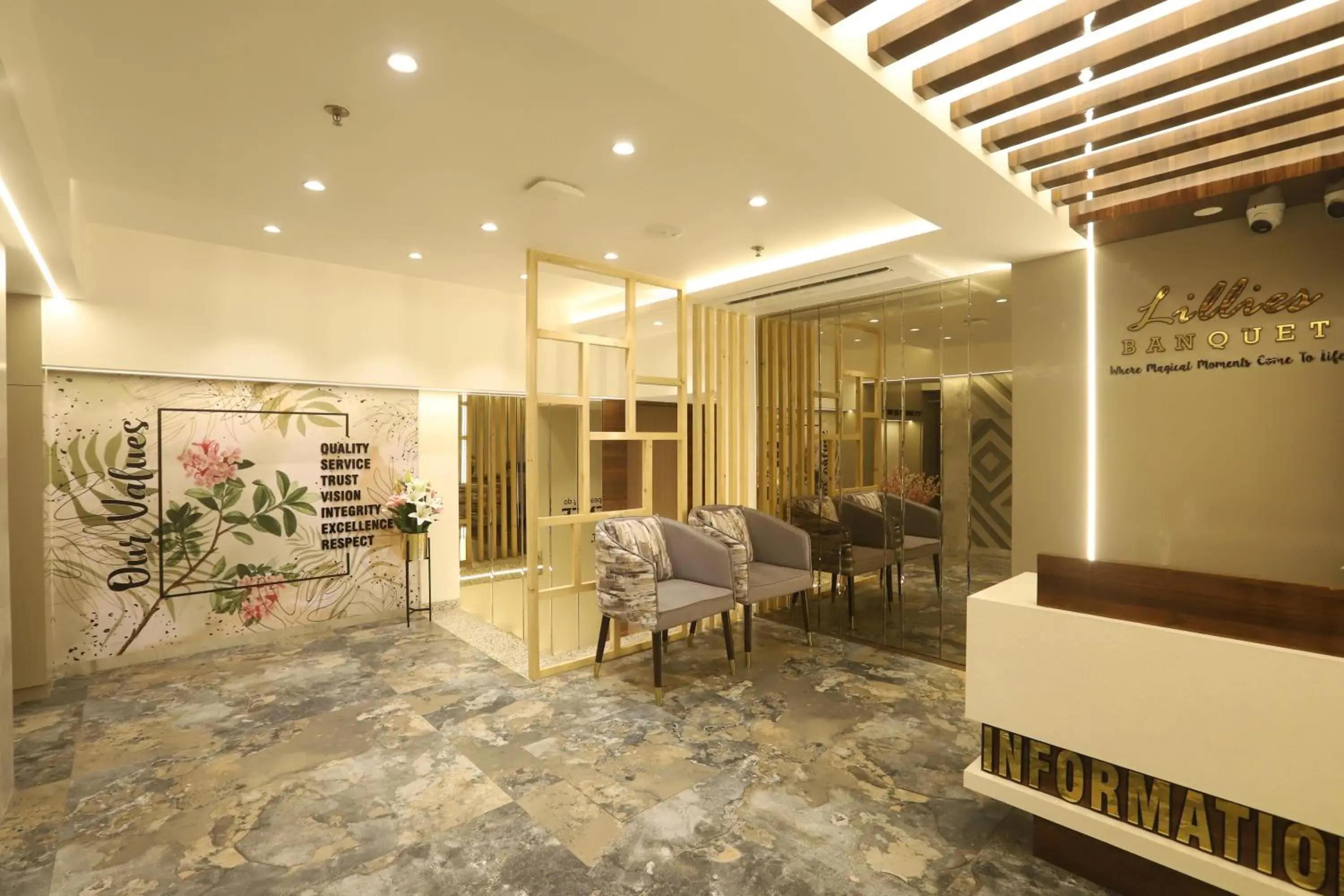 Lobby or reception in Hotel Auris & Banquets, Mumbai International Airport Lobby or reception in Hotel Auris & Banquets, Mumbai International Airport