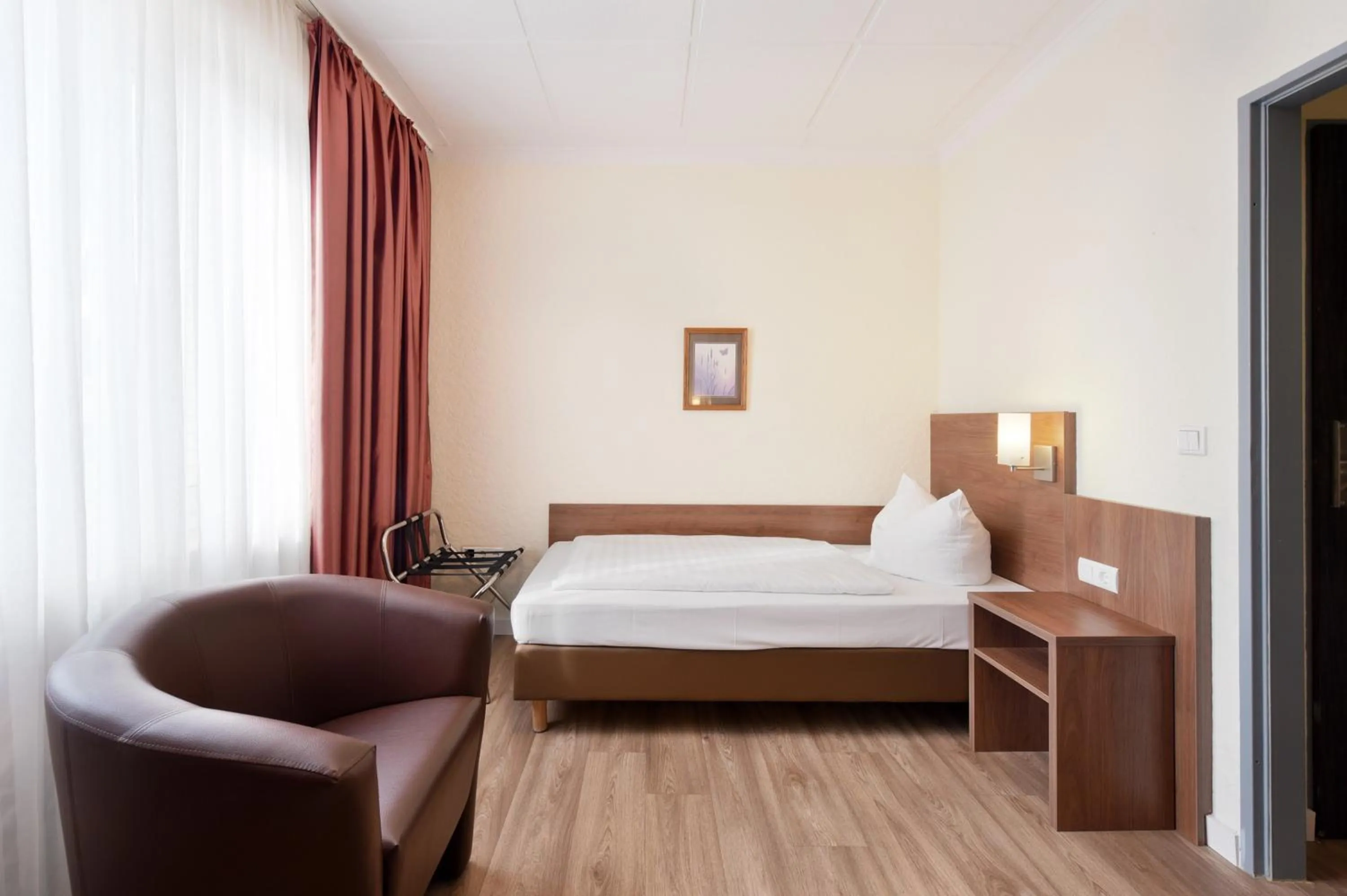 Bed in Hotel Schumacher Düsseldorf