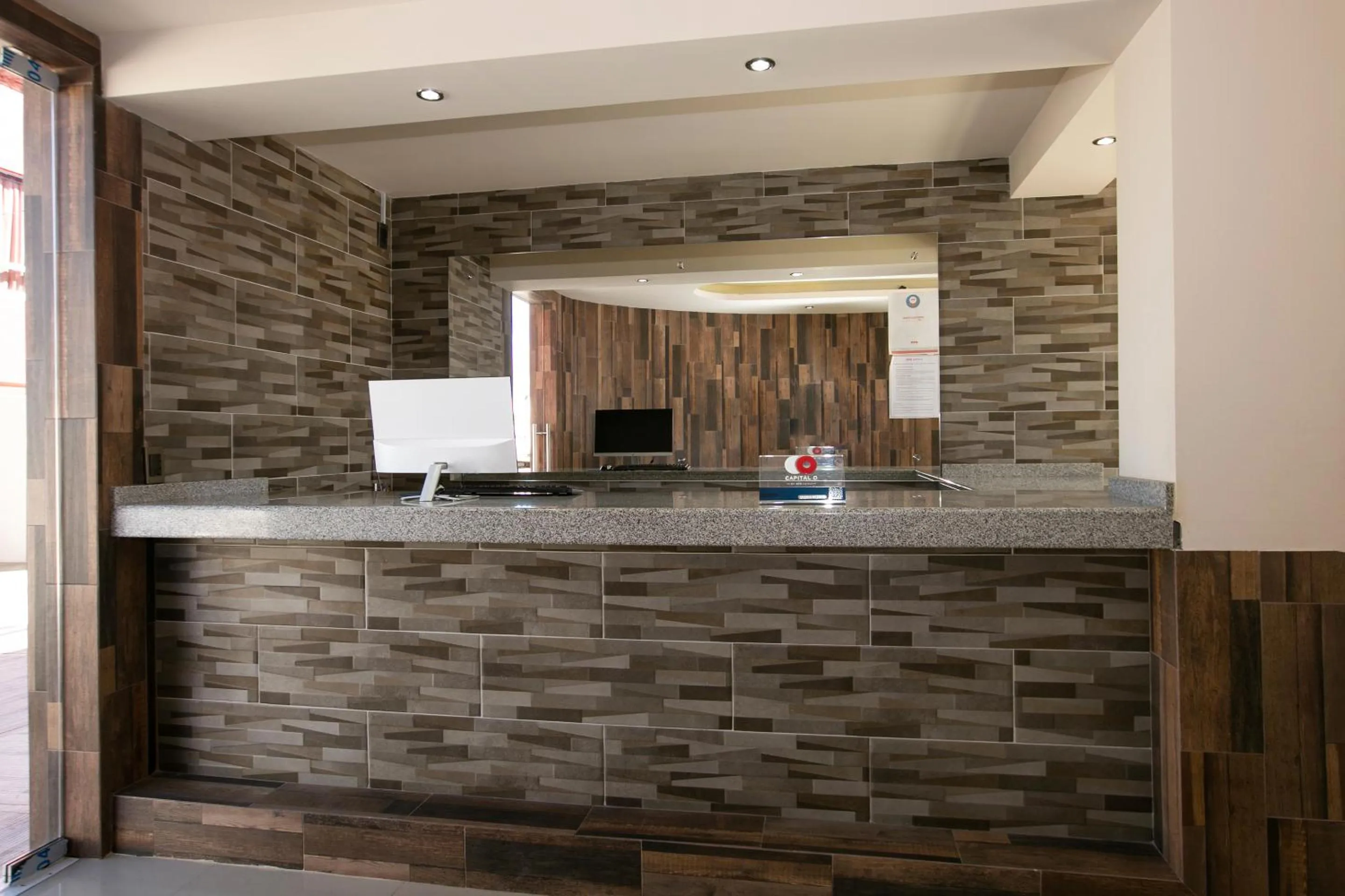 Lobby or reception in Hotel Euro Confort,Pachuca