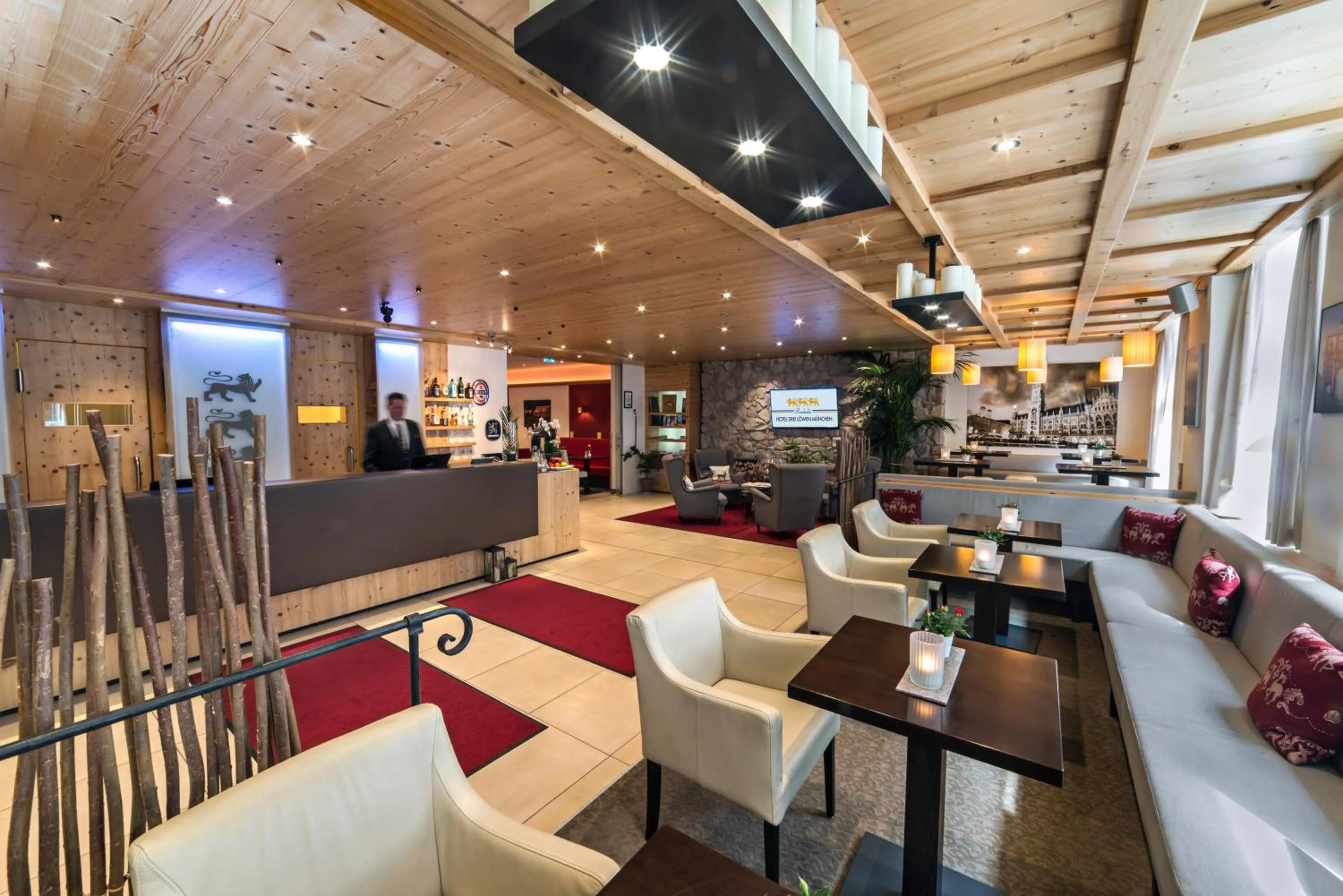 Lounge or bar in Drei Loewen