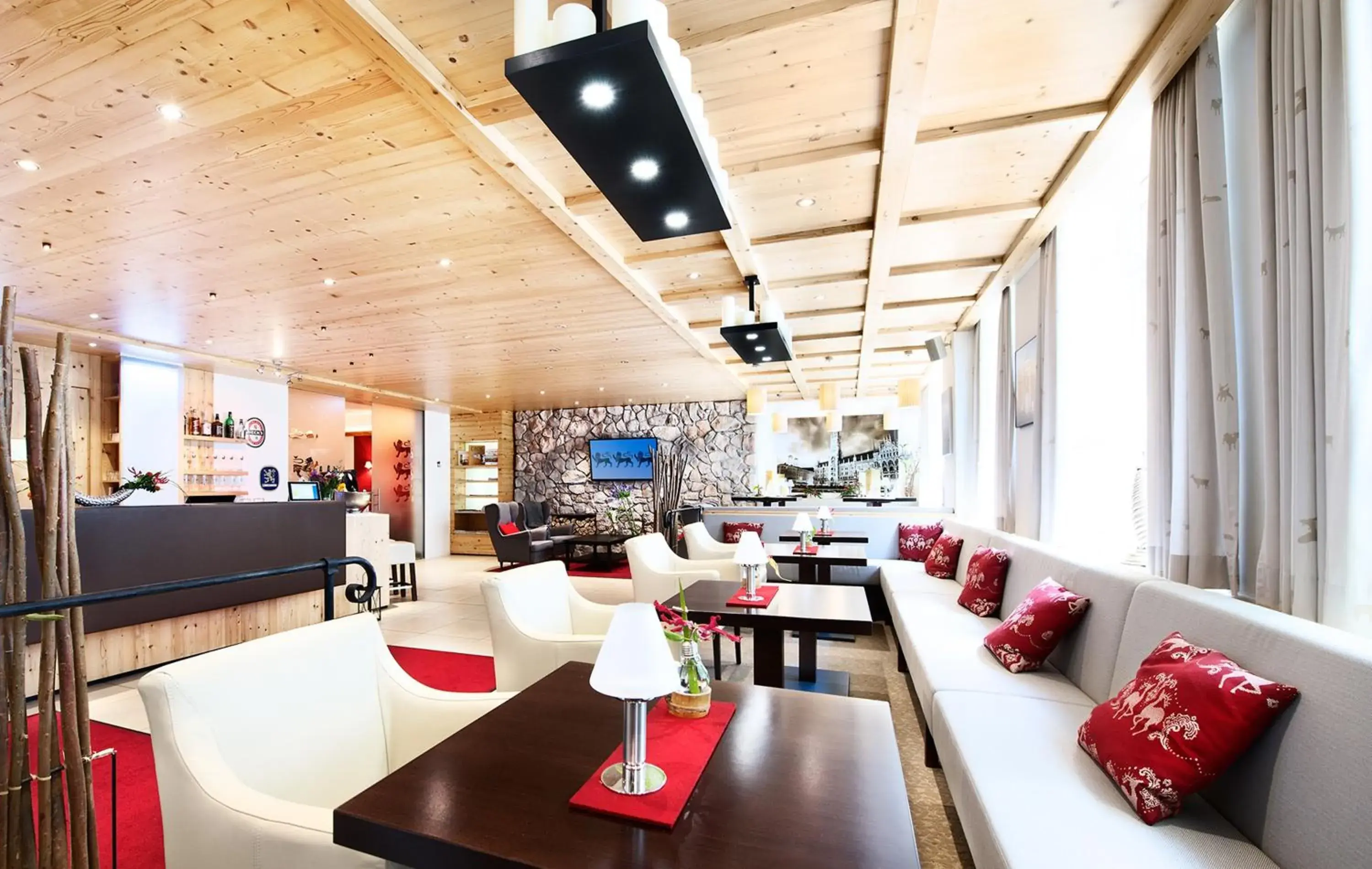 Lobby or reception in Drei Loewen Lobby or reception in Drei Loewen