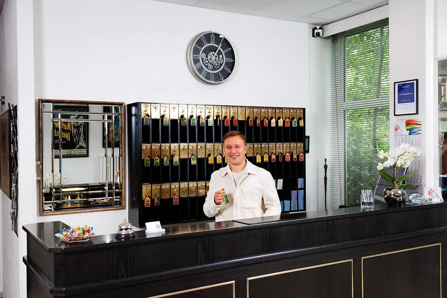 Lobby or reception in Hotel Nymphenburg City - München