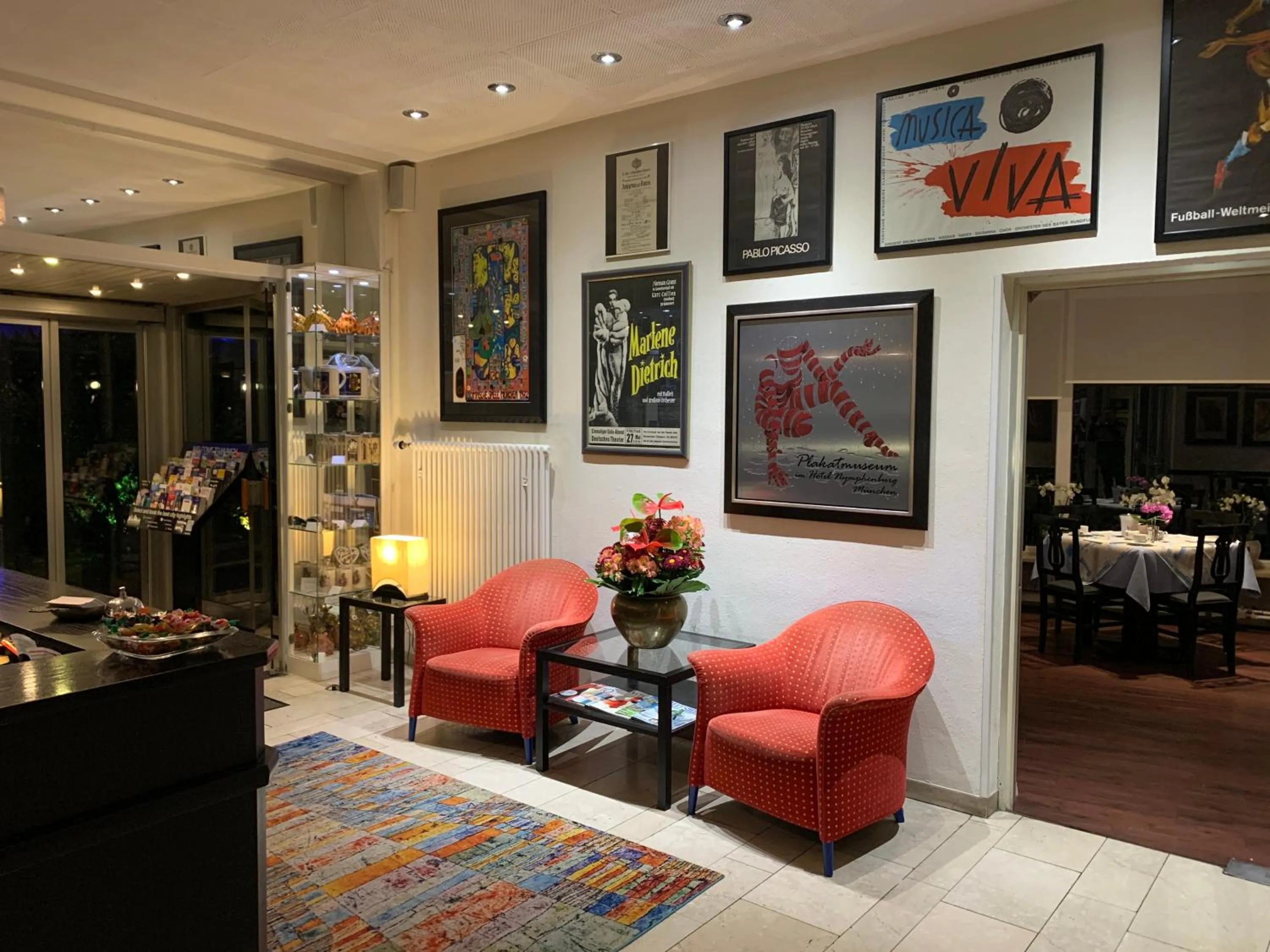 Lobby or reception in Hotel Nymphenburg City - München