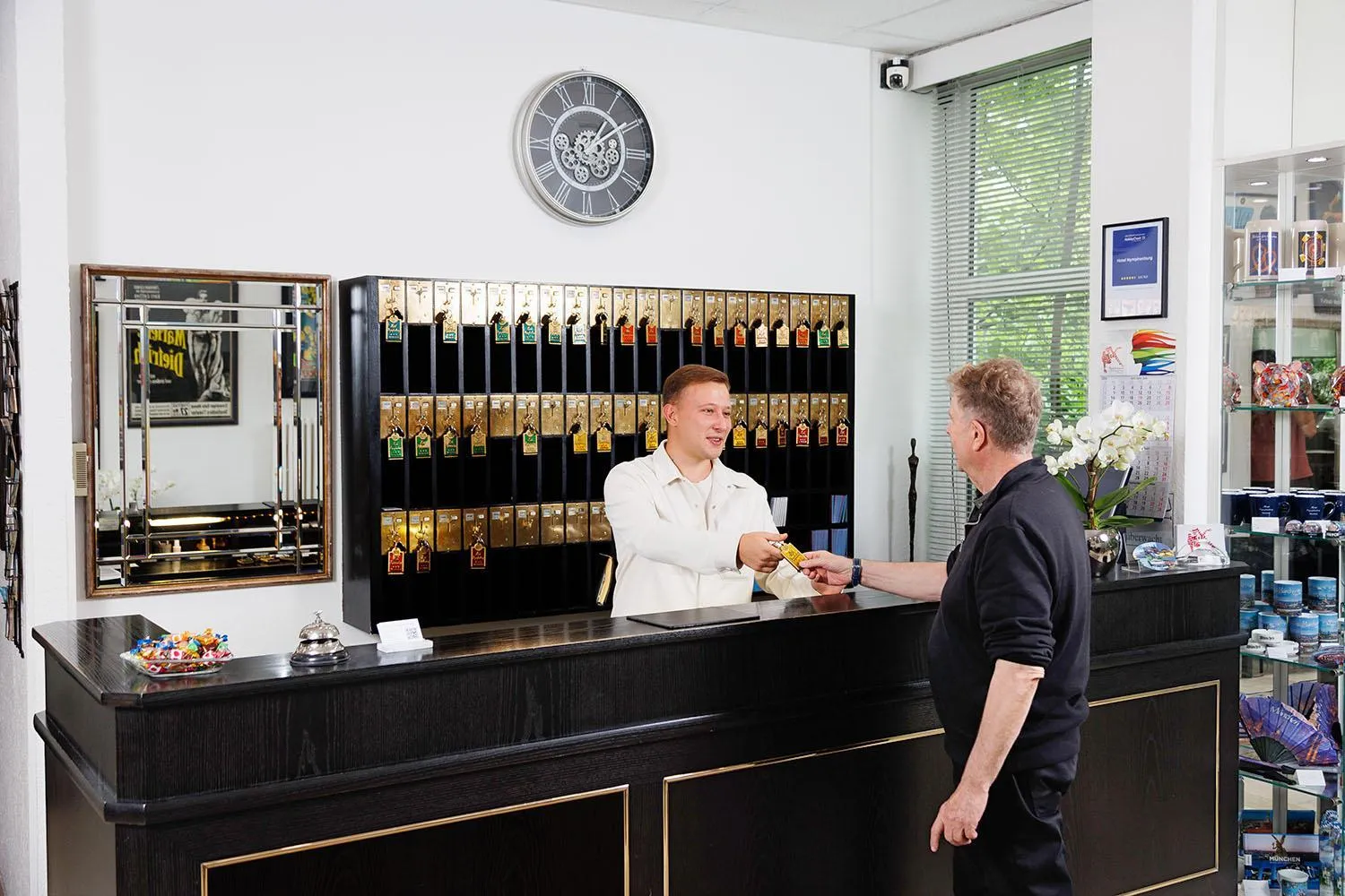 Lobby or reception in Hotel Nymphenburg City - München