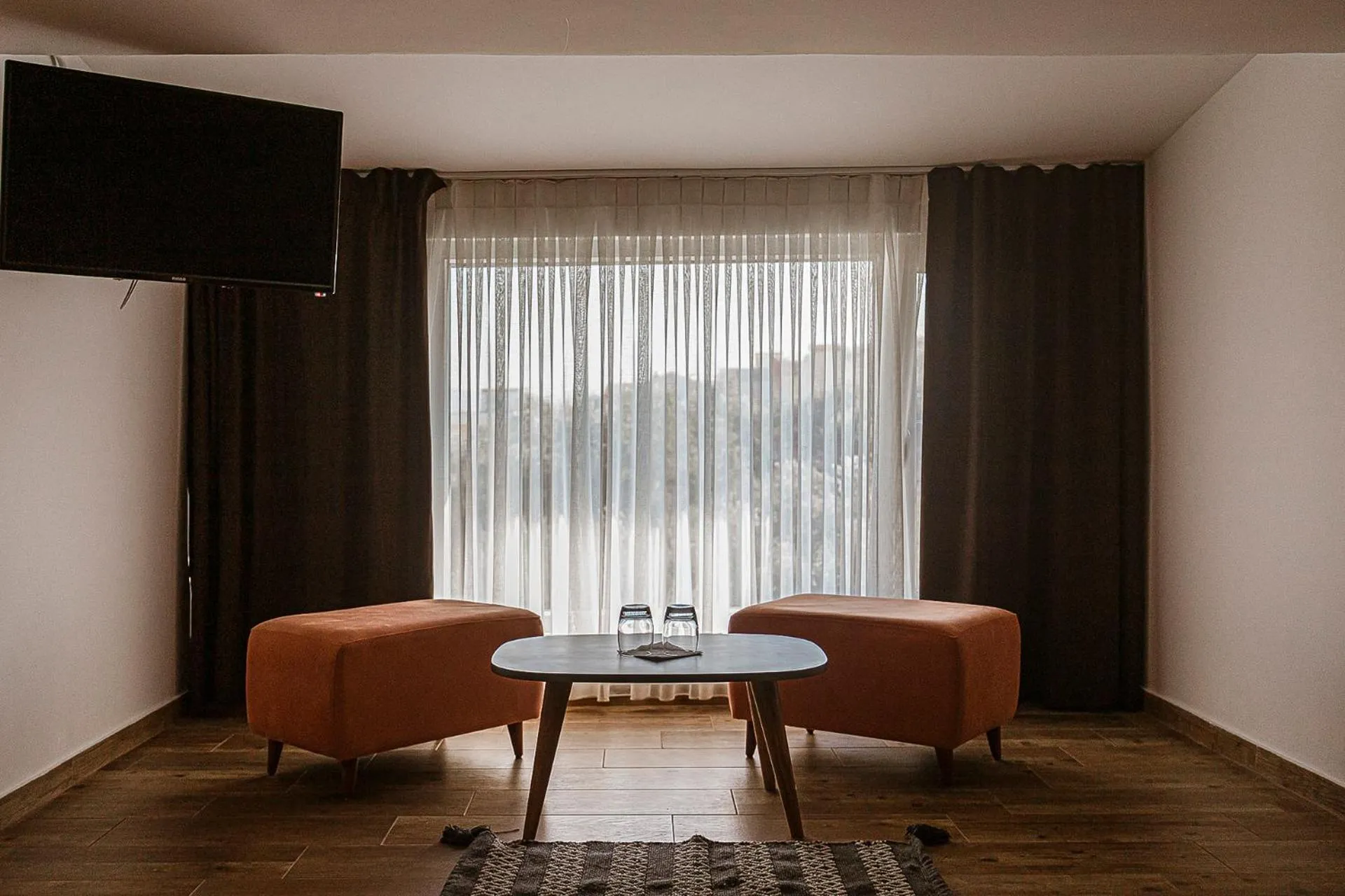 Seating area in Olivar Hotel Tirana