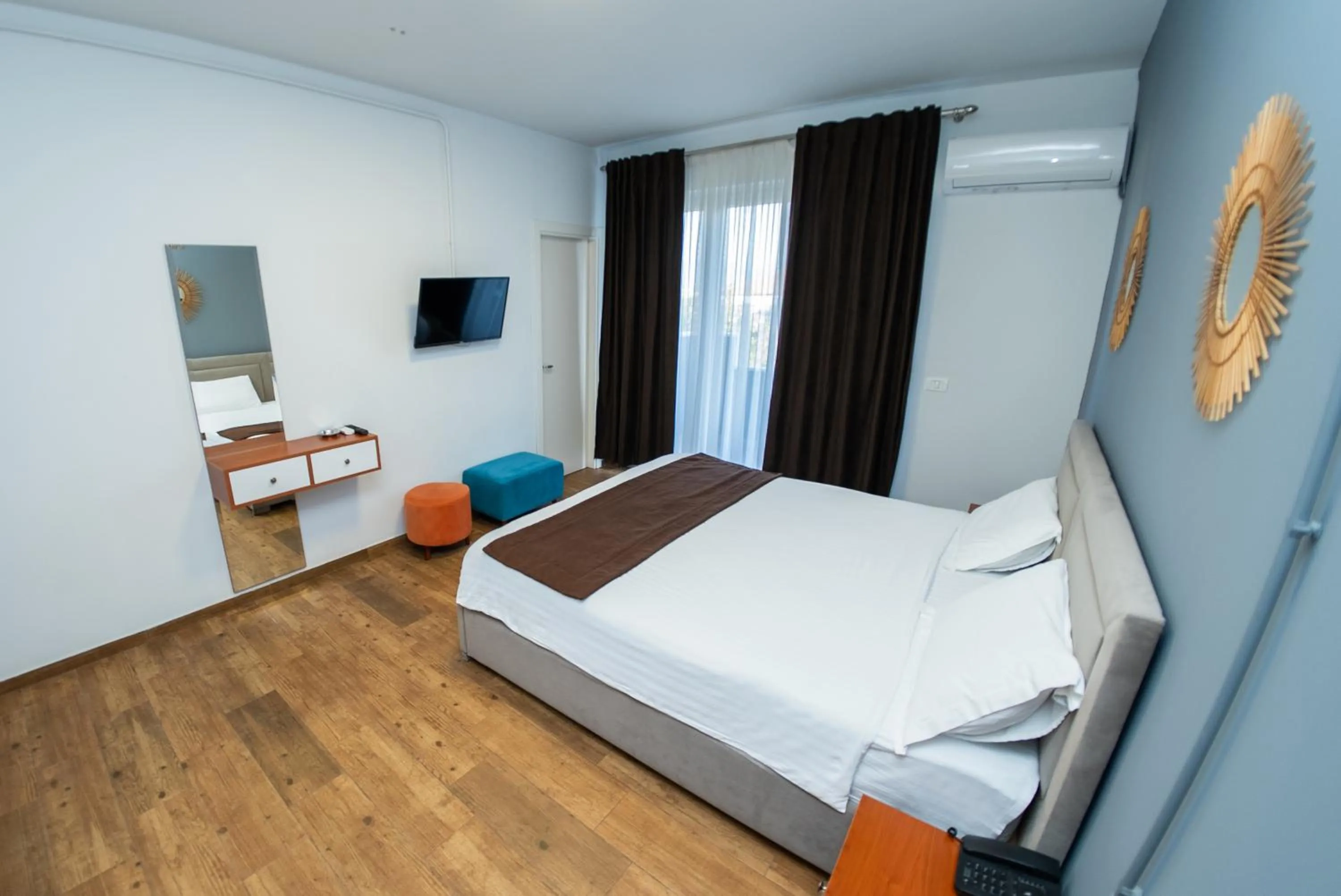 Bed in Olivar Hotel Tirana