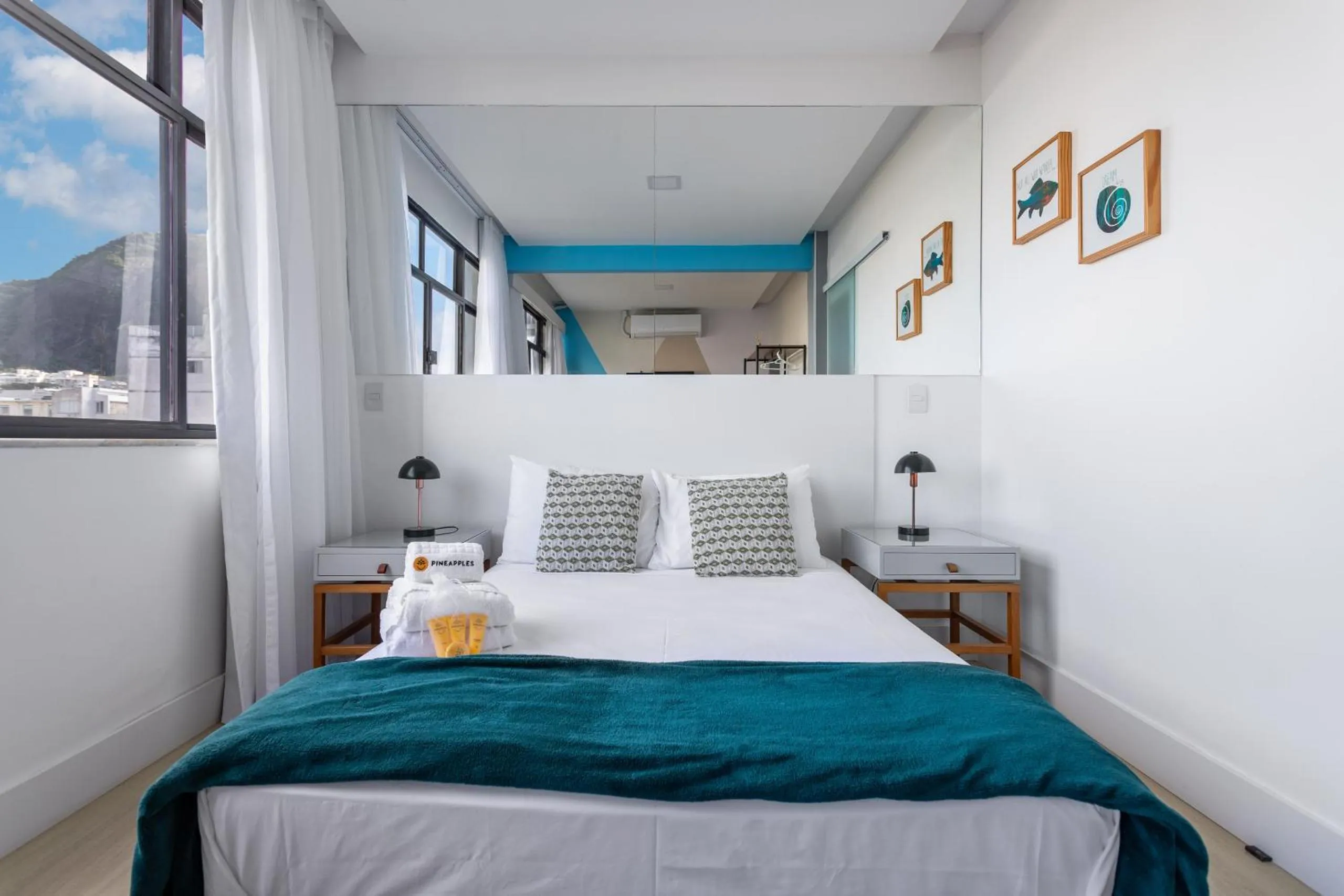 Bed in Vista da praia de Copacabana - NSC1006 Z3