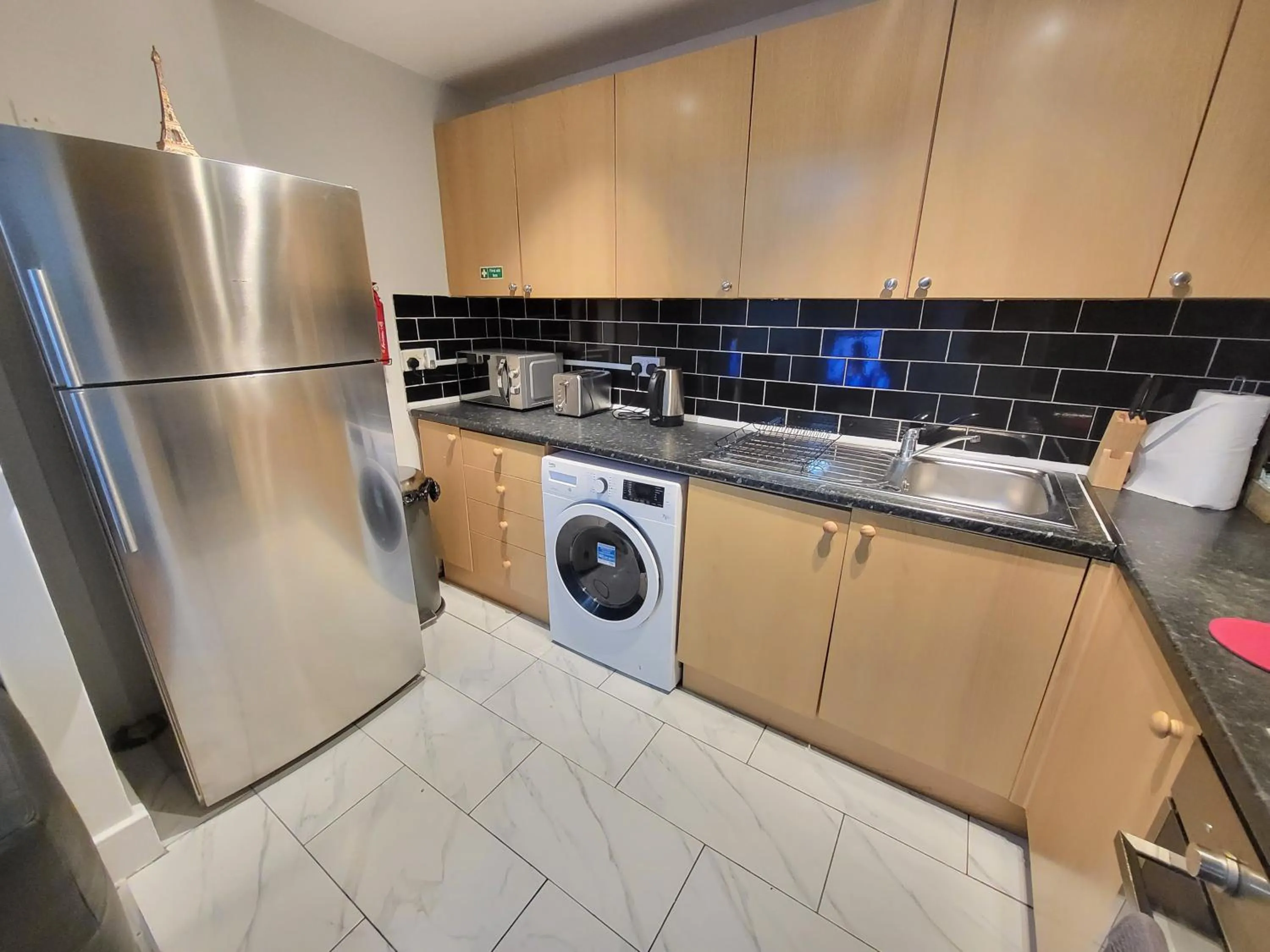 kitchen in London City Modern Apartment, Woolwich