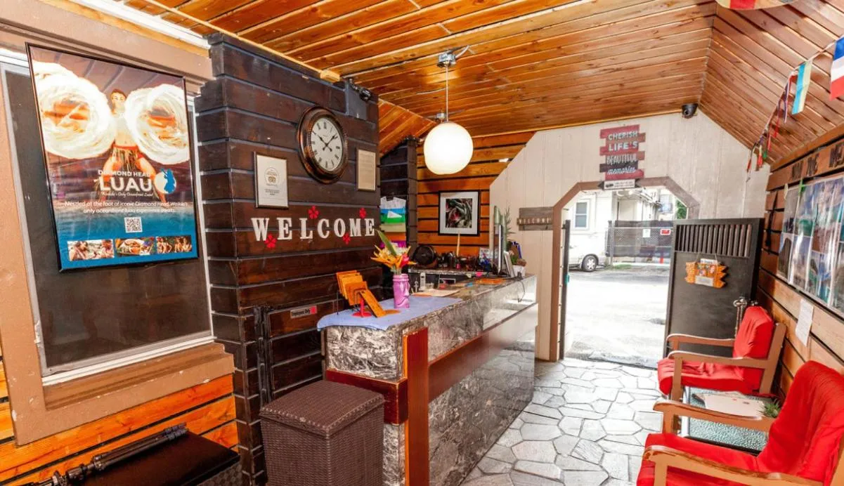 Property building in The Beach Waikiki Boutique Hostel