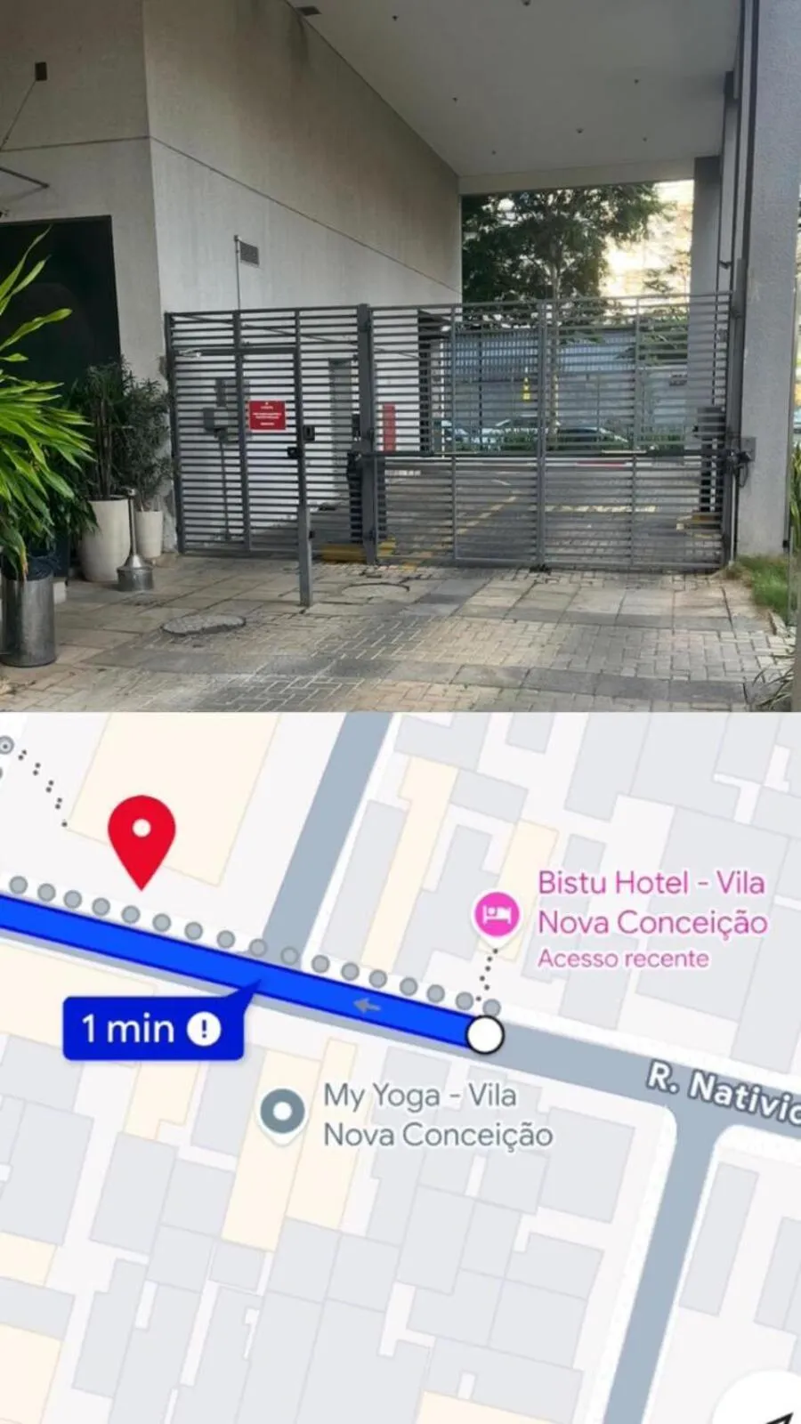 Parking in Bistu Hotel - Vila Nova Conceição