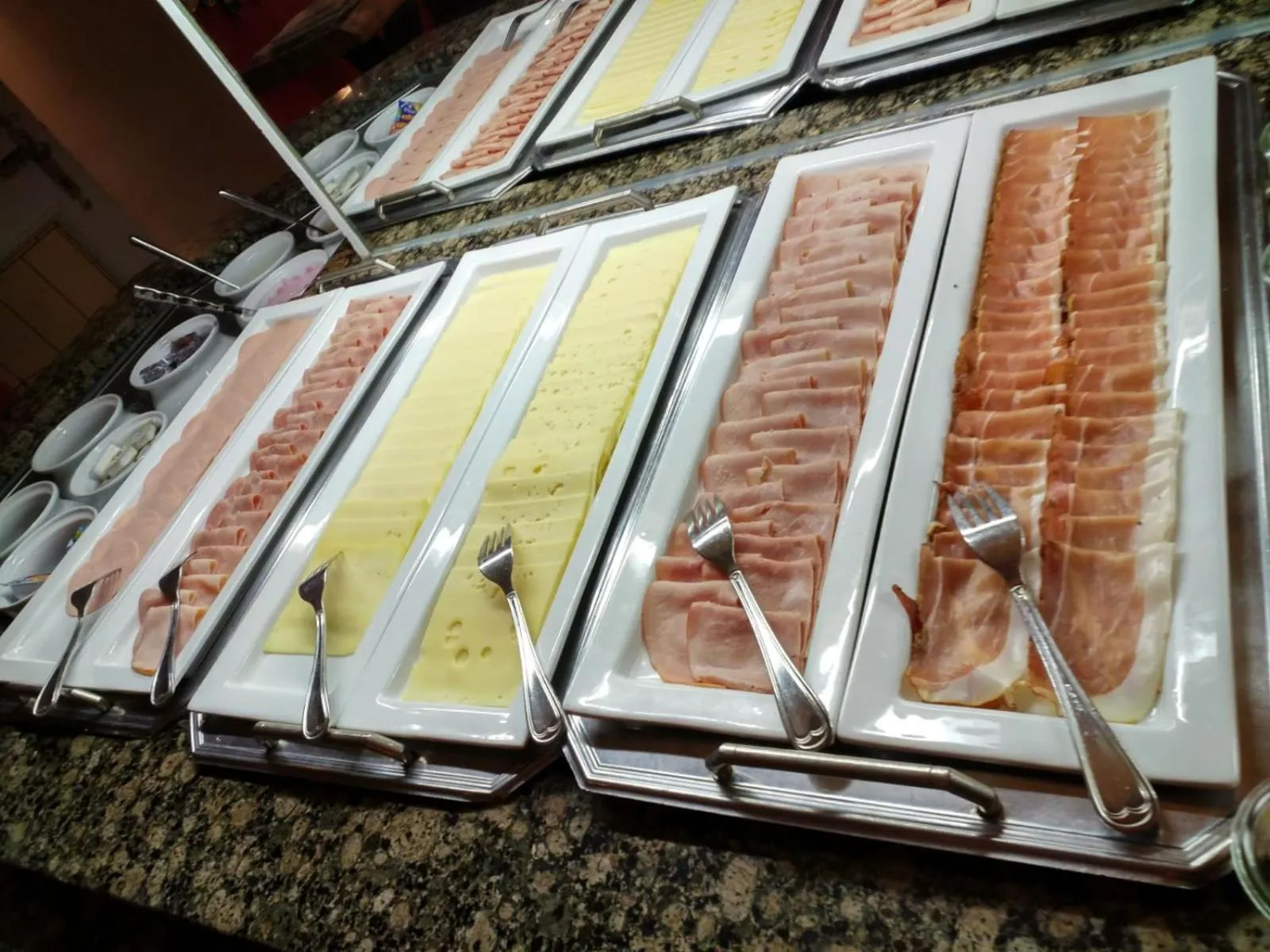 Buffet breakfast in Hotel Domizil