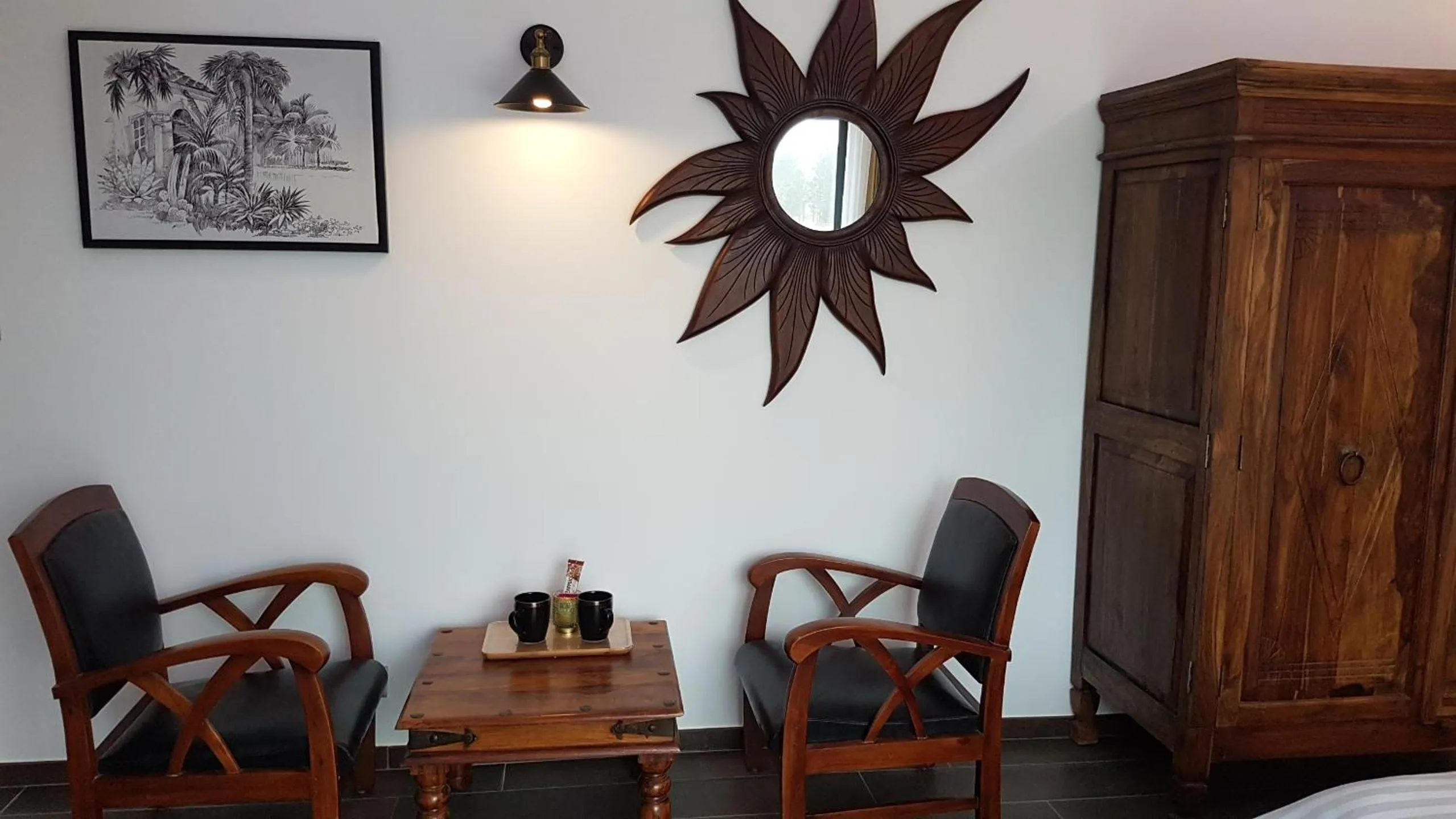 Living room in Les Cuves - Saintes