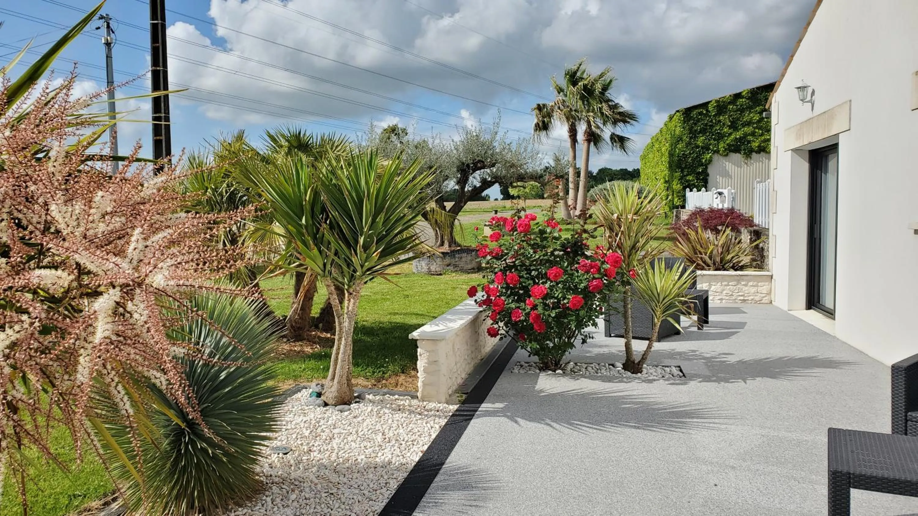Garden in Les Cuves - Saintes