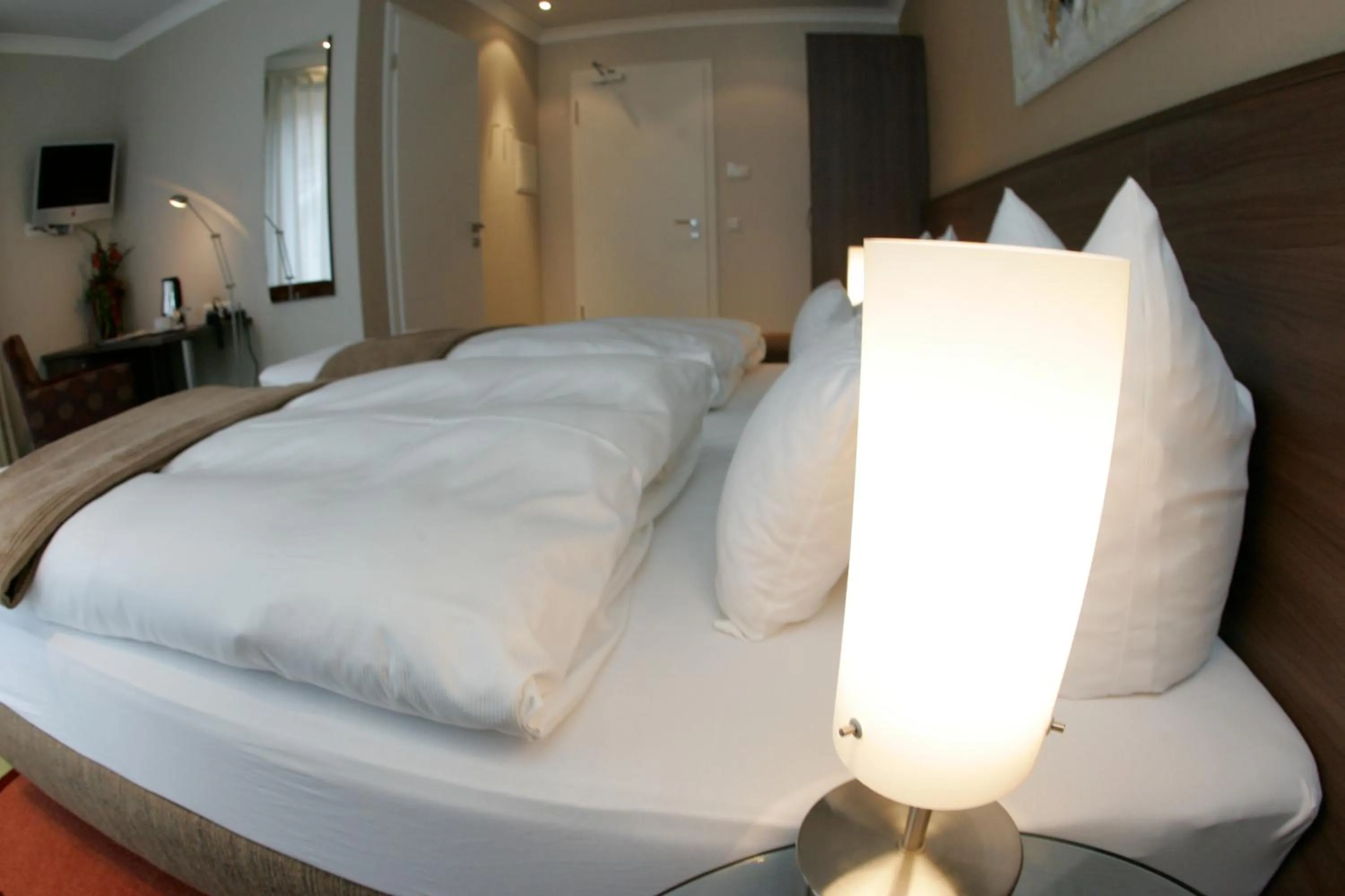 Photo of the whole room, Bed in Isselhorster Landhaus