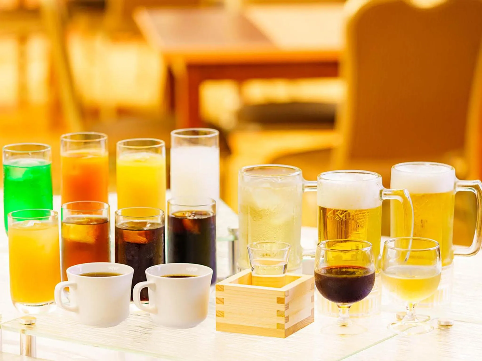 Drinks in Mikazuki Sea-Park Hotel Katsuura