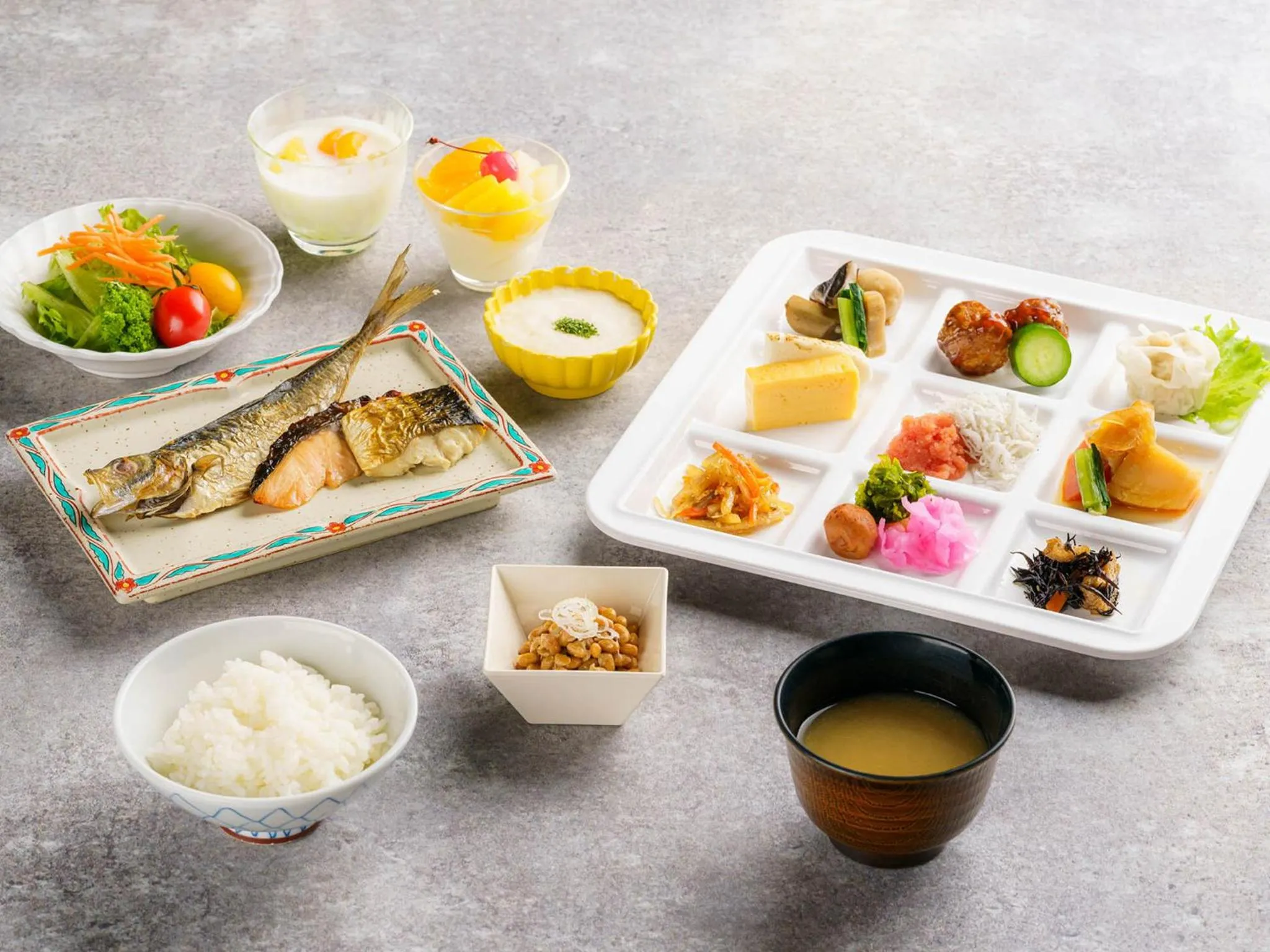 Breakfast in Mikazuki Sea-Park Hotel Katsuura