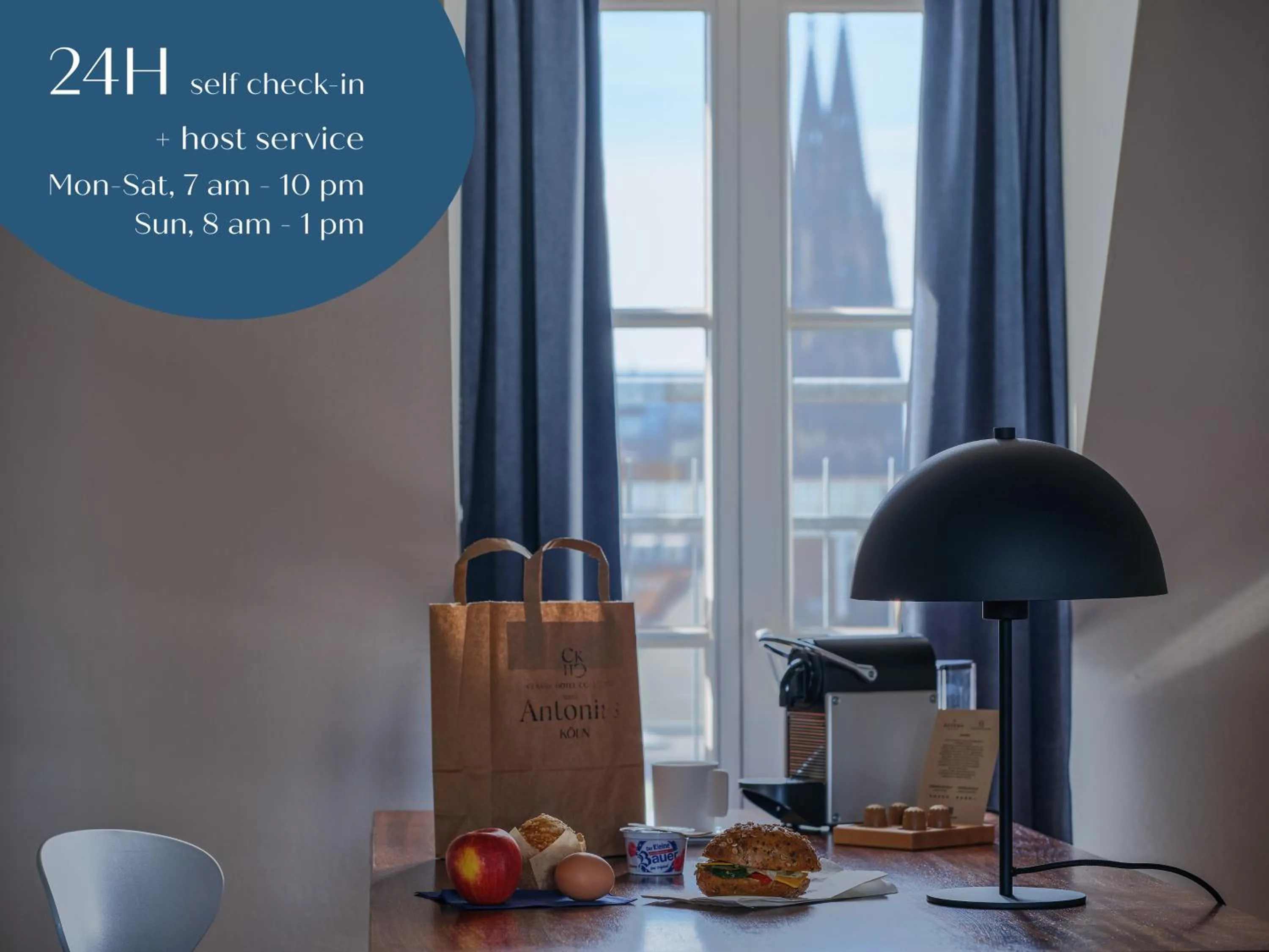 Living room in Classik Hotel Antonius