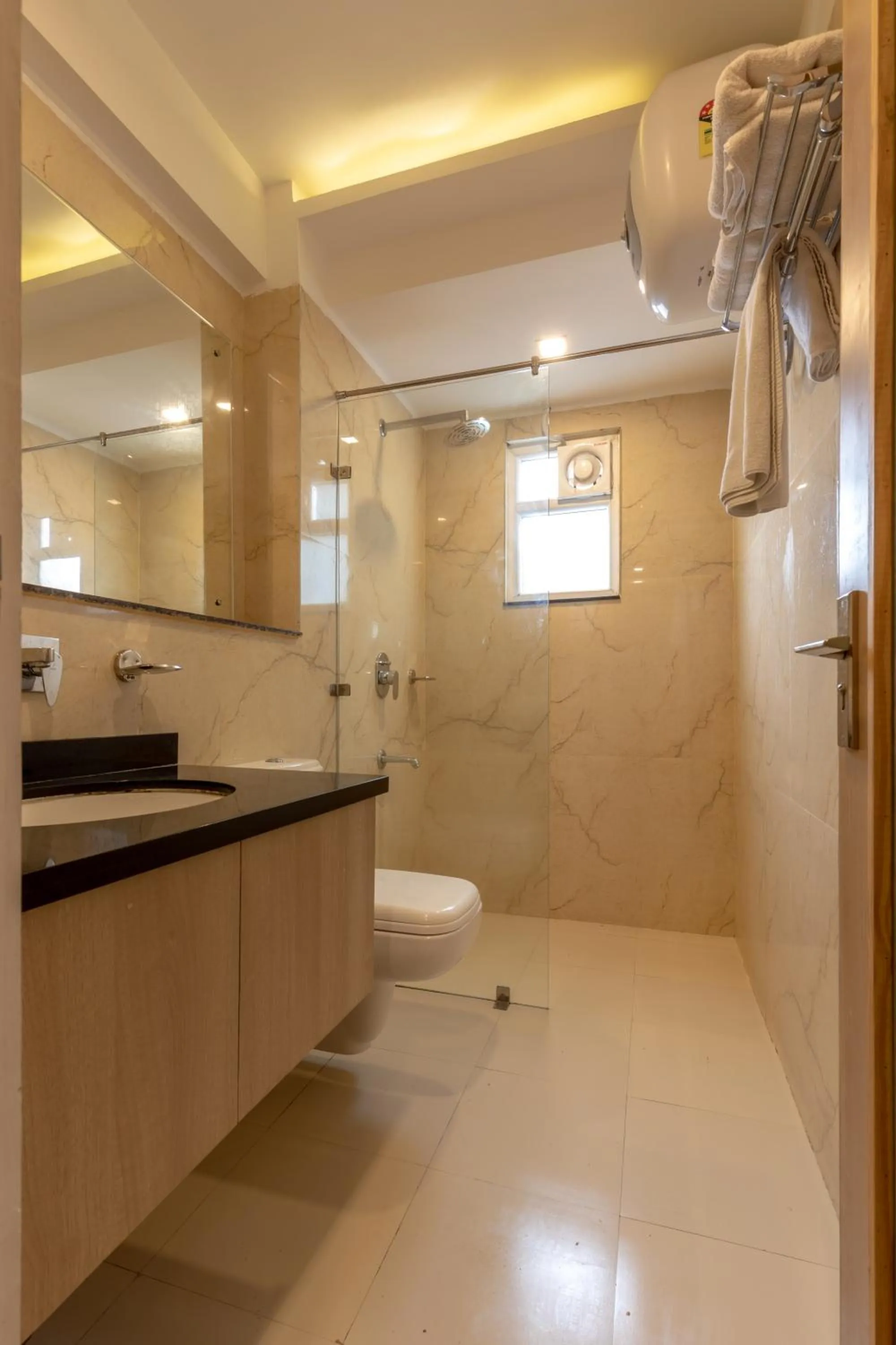 Bathroom in Hotel White Rock By The Solitaire Hospitality