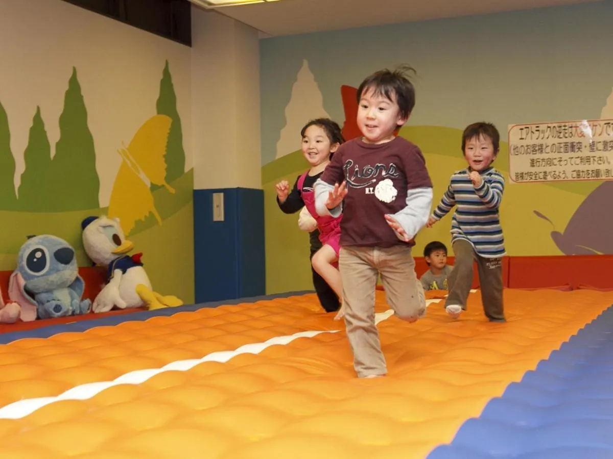 Children play ground in Ryugujo Spa Hotel Mikazuki Ryugutei