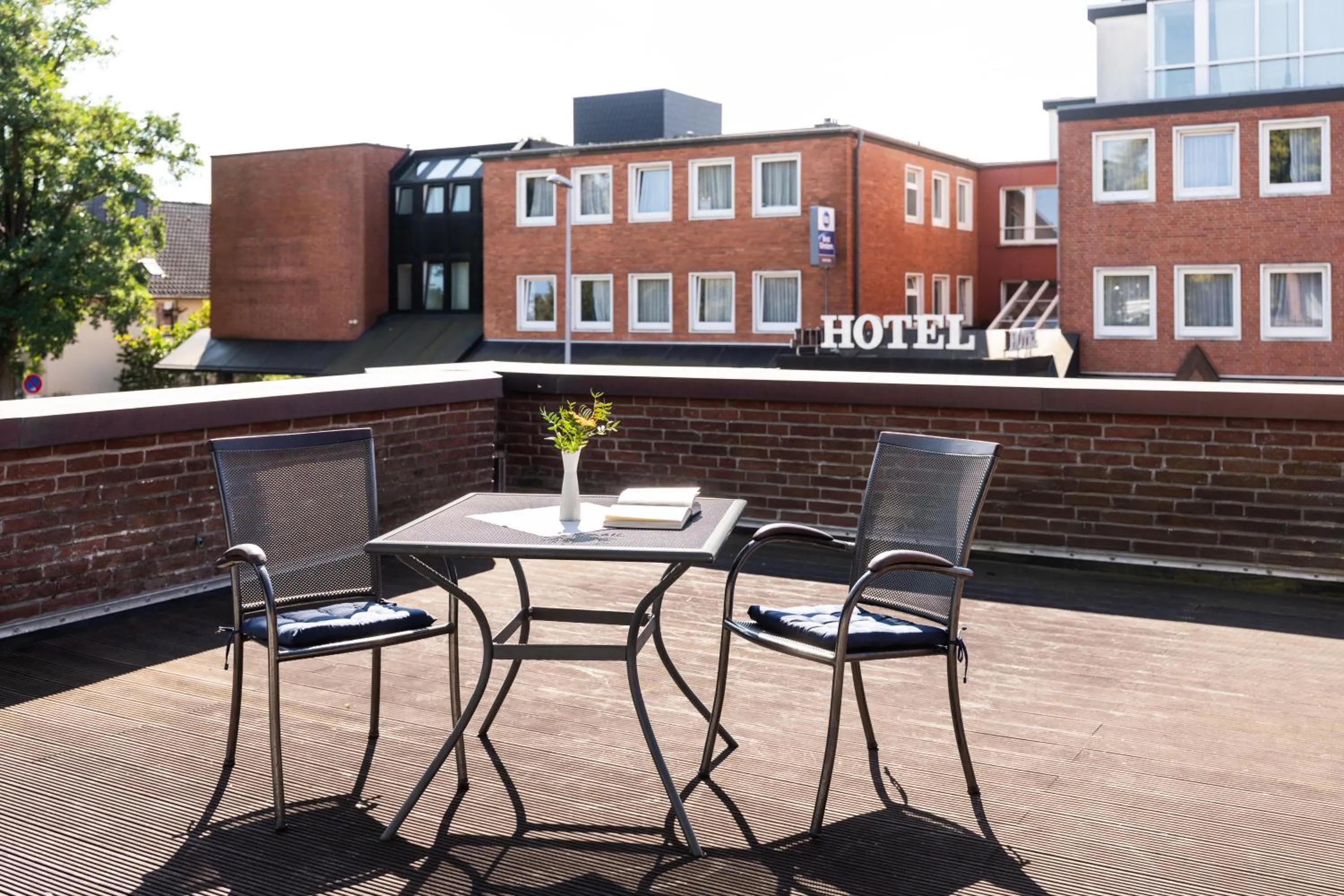 Balcony/Terrace in Best Western Hotel Heide